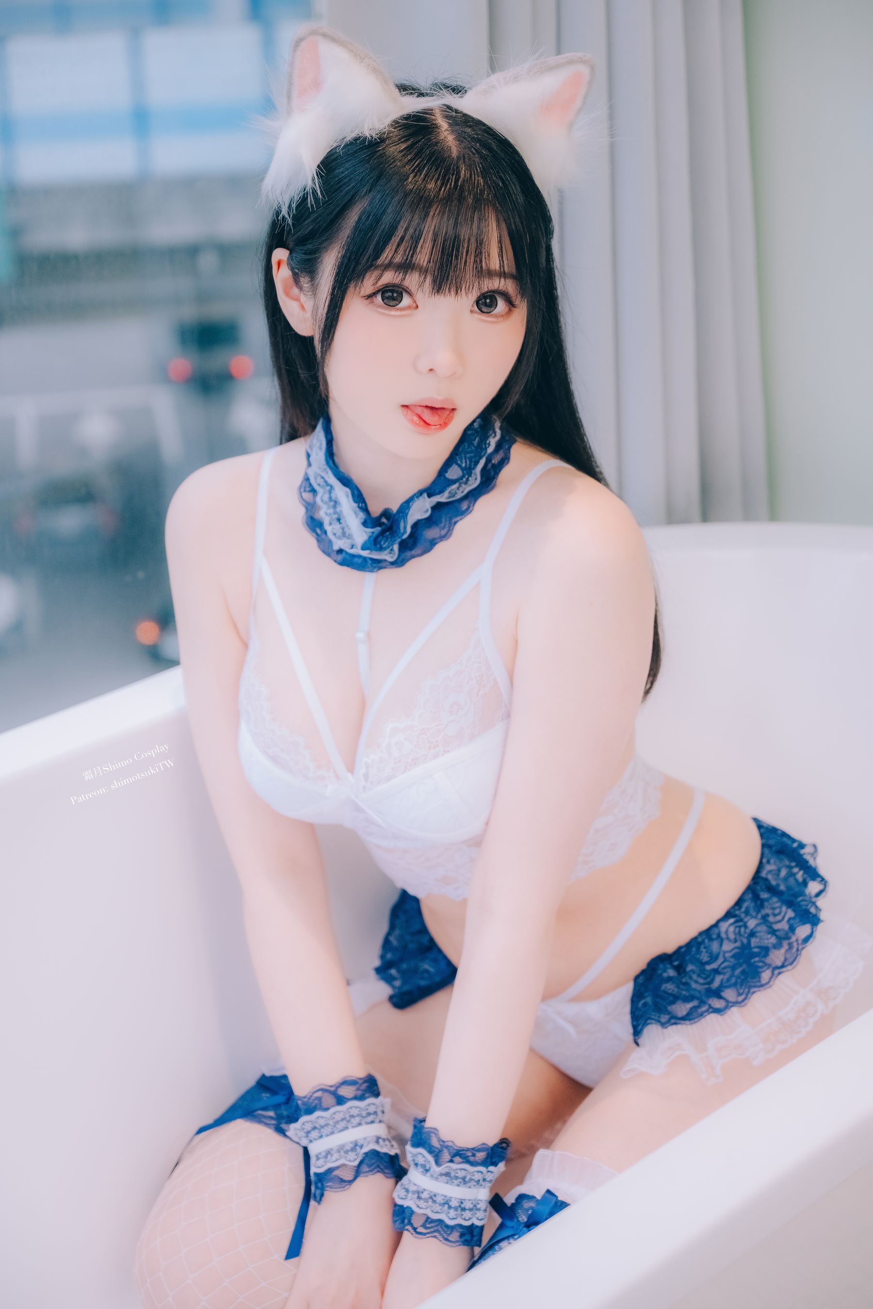 微博妹纸 霜月shimo - Lace Lingerie  第3张