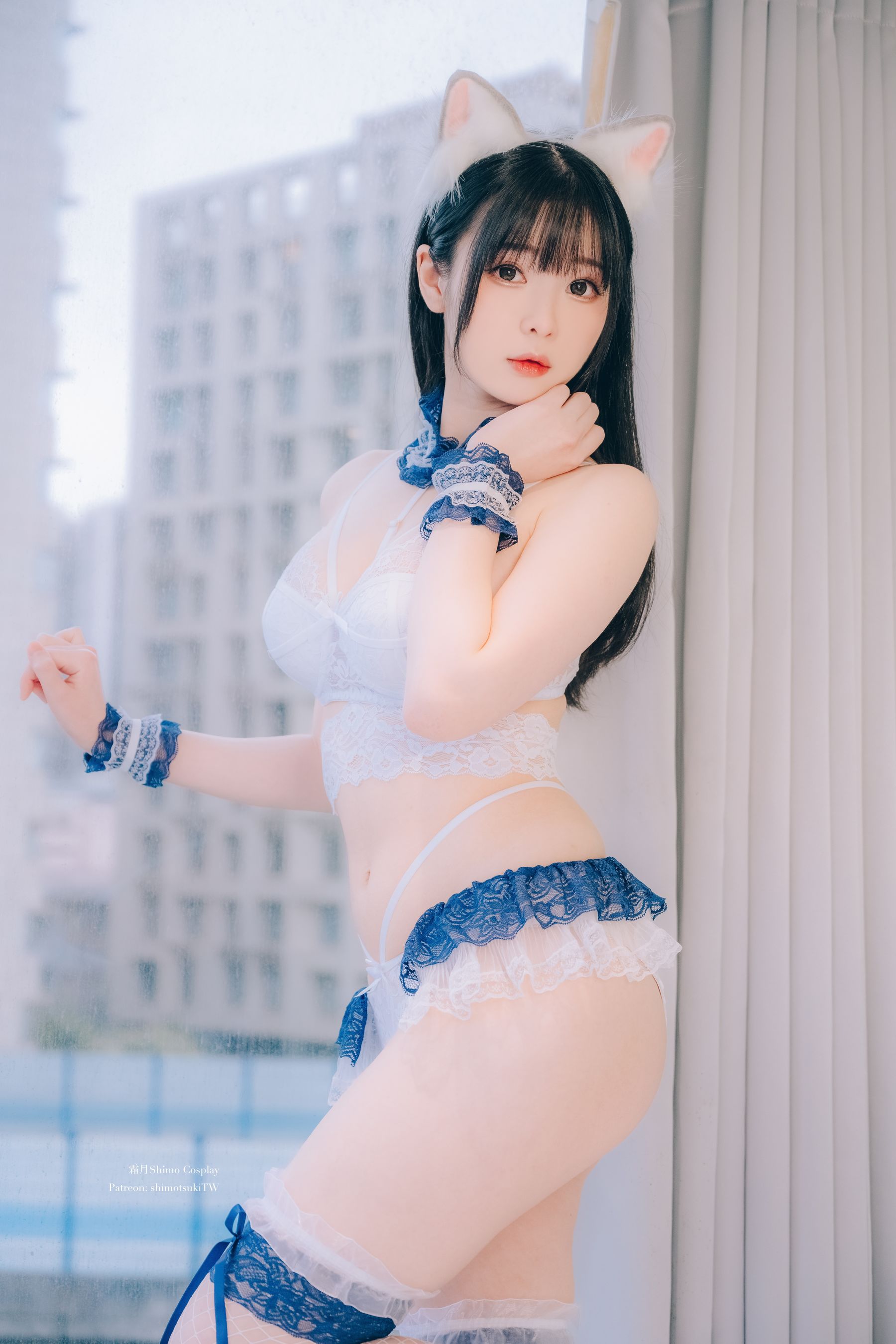 微博妹纸 霜月shimo - Lace Lingerie  第9张