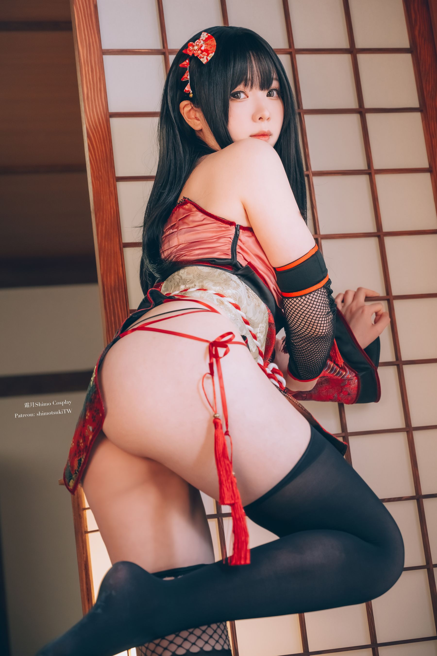 微博妹纸 霜月shimo - 性感忍者  第6张