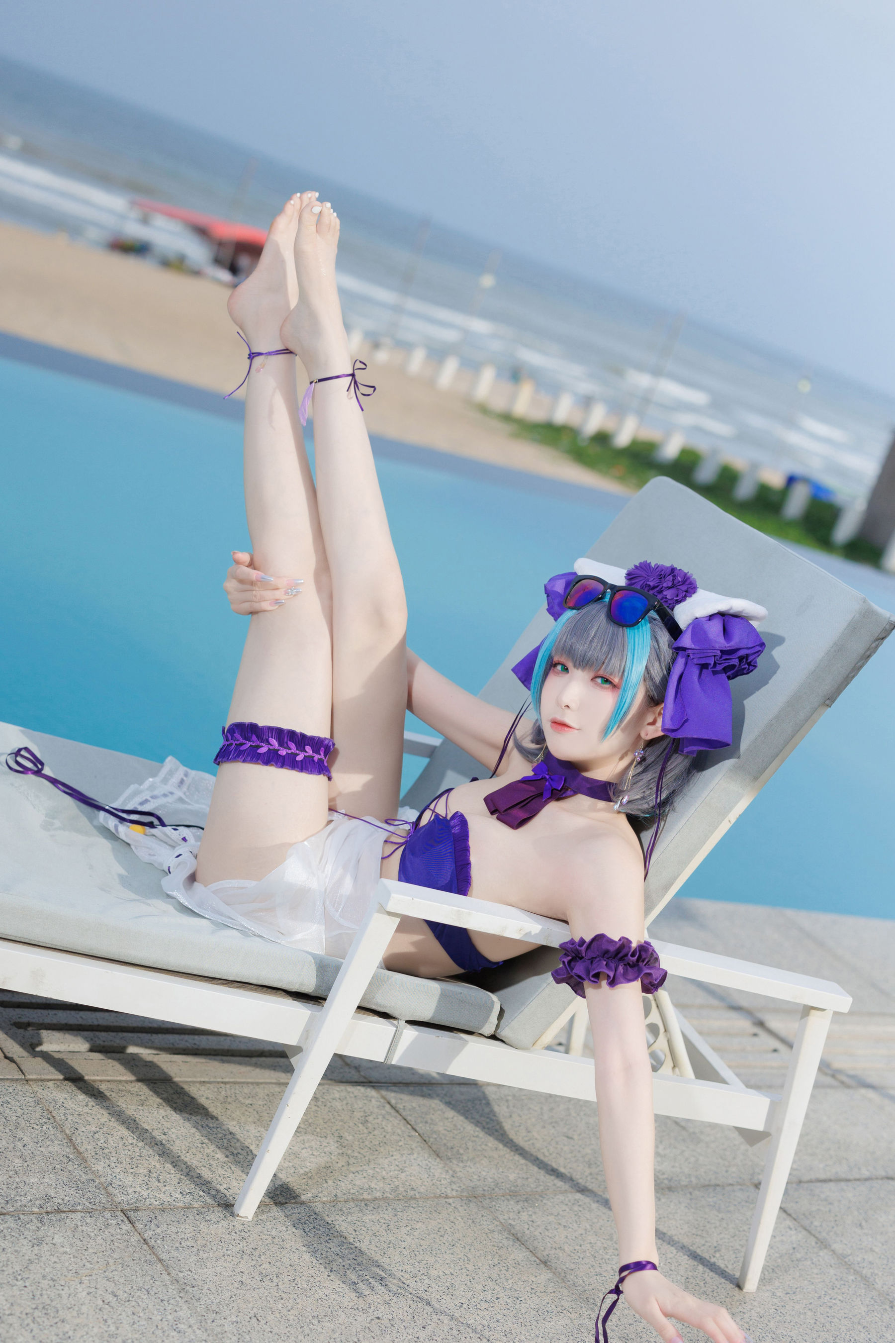 动漫博主封疆疆v - 柴郡泳装  第18张