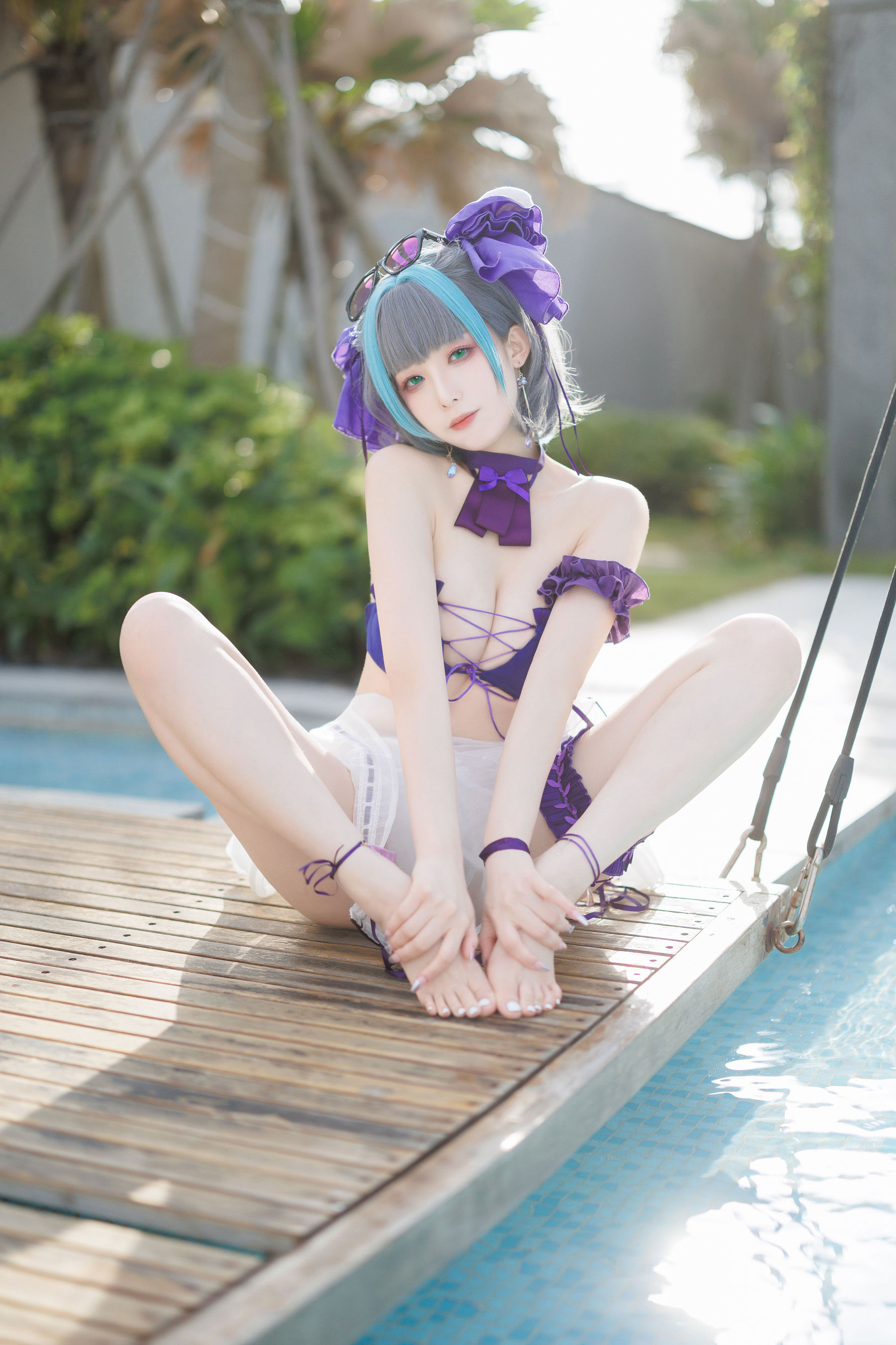 动漫博主封疆疆v - 柴郡泳装  第9张