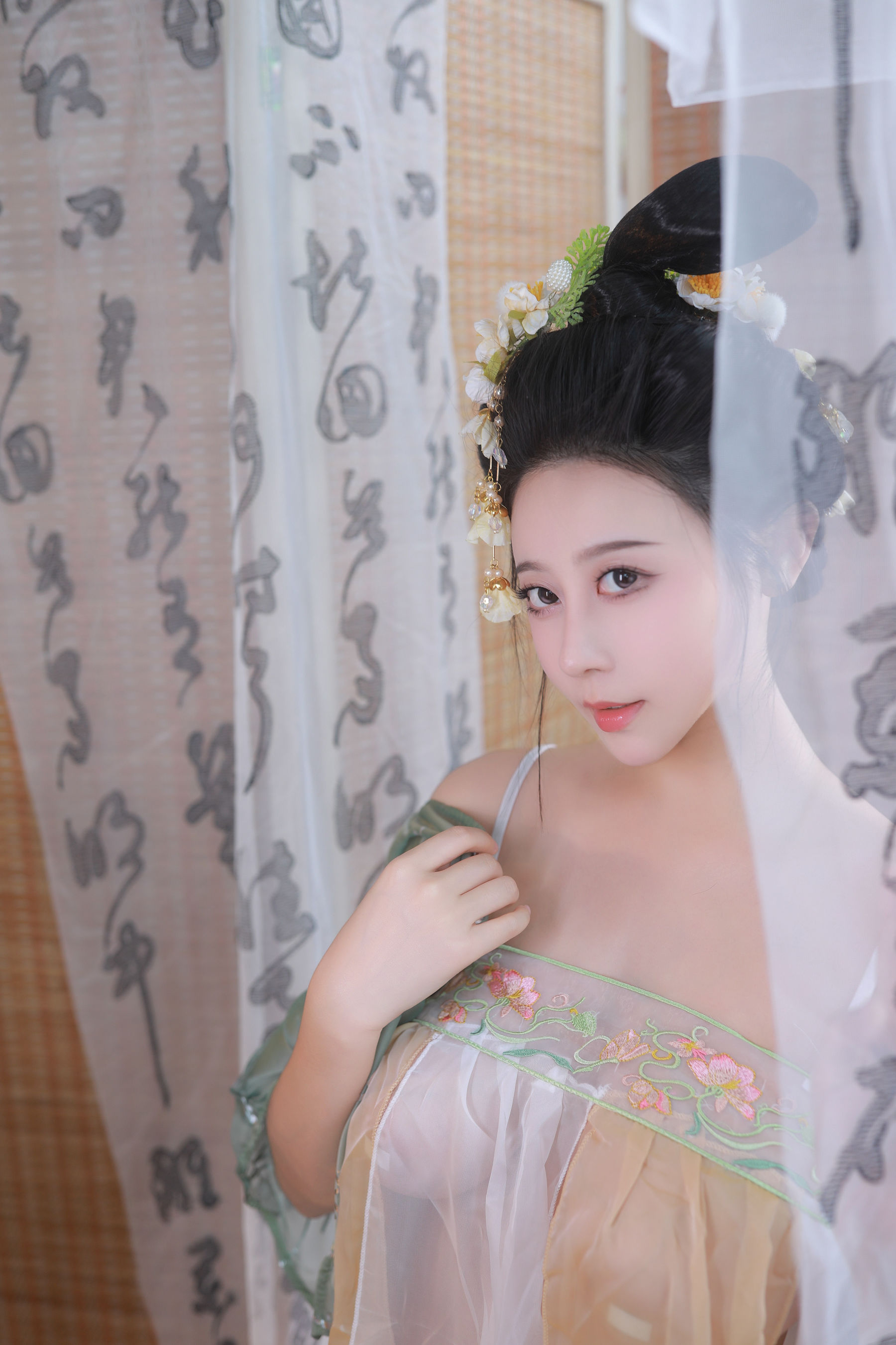 萌妹 奈汐酱nice - 古风青纱曦  第69张