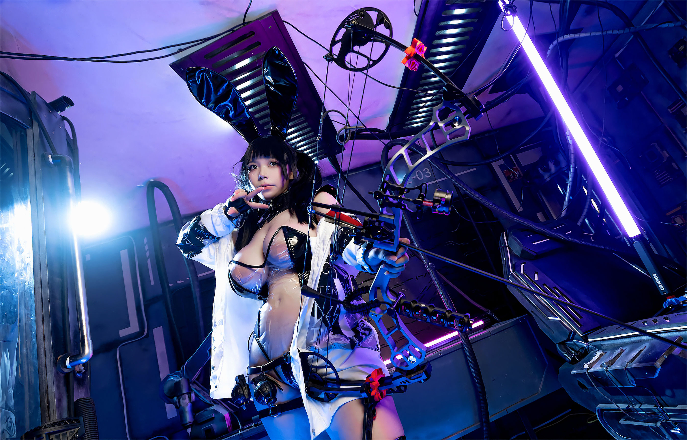 自闭颜球球 (无颜小天使wy) - 赛博 透明兔女郎  第73张