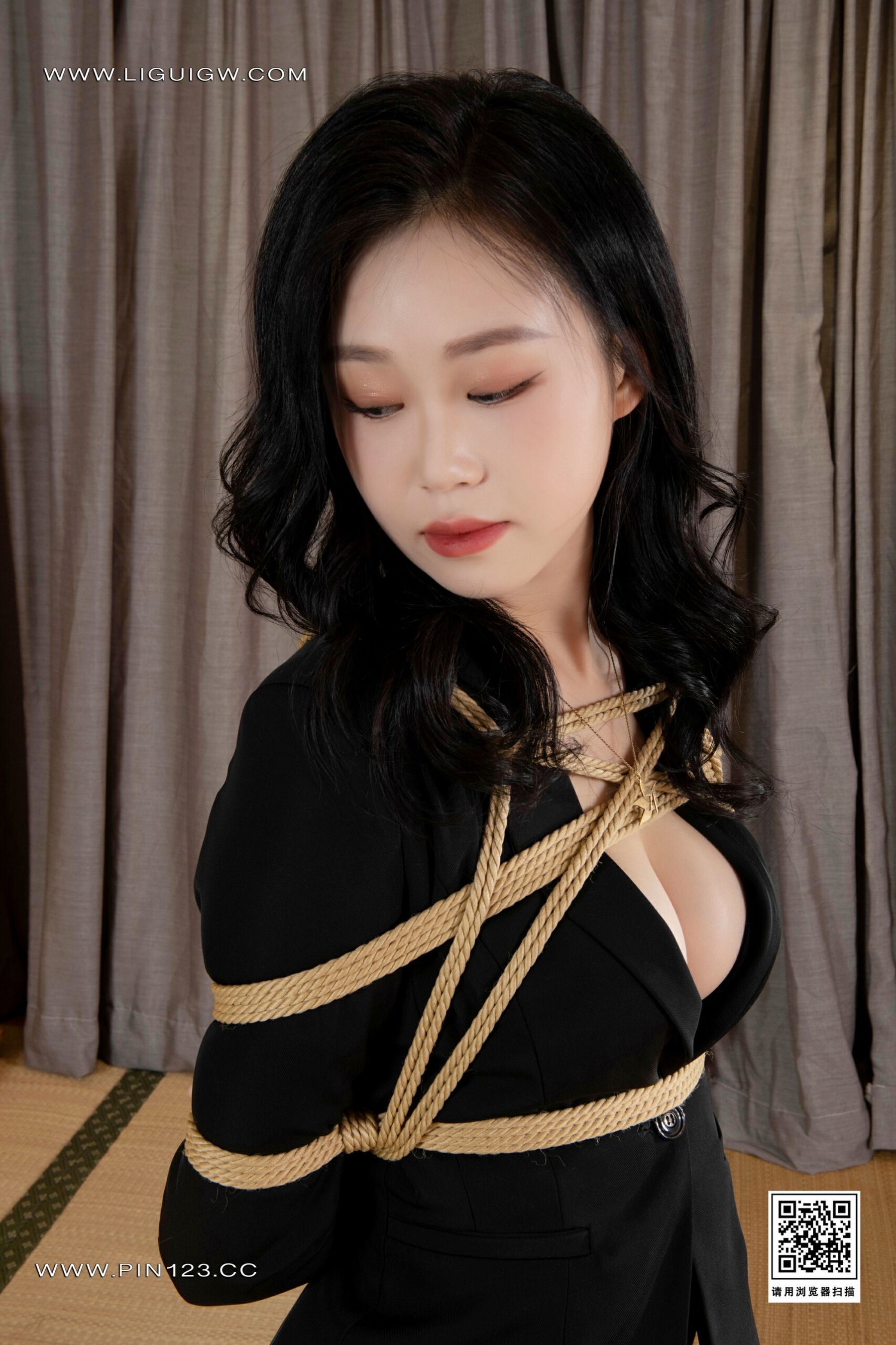 [Ligui丽柜] 2024.09.13 绳锁秘书 尔尔  第2张