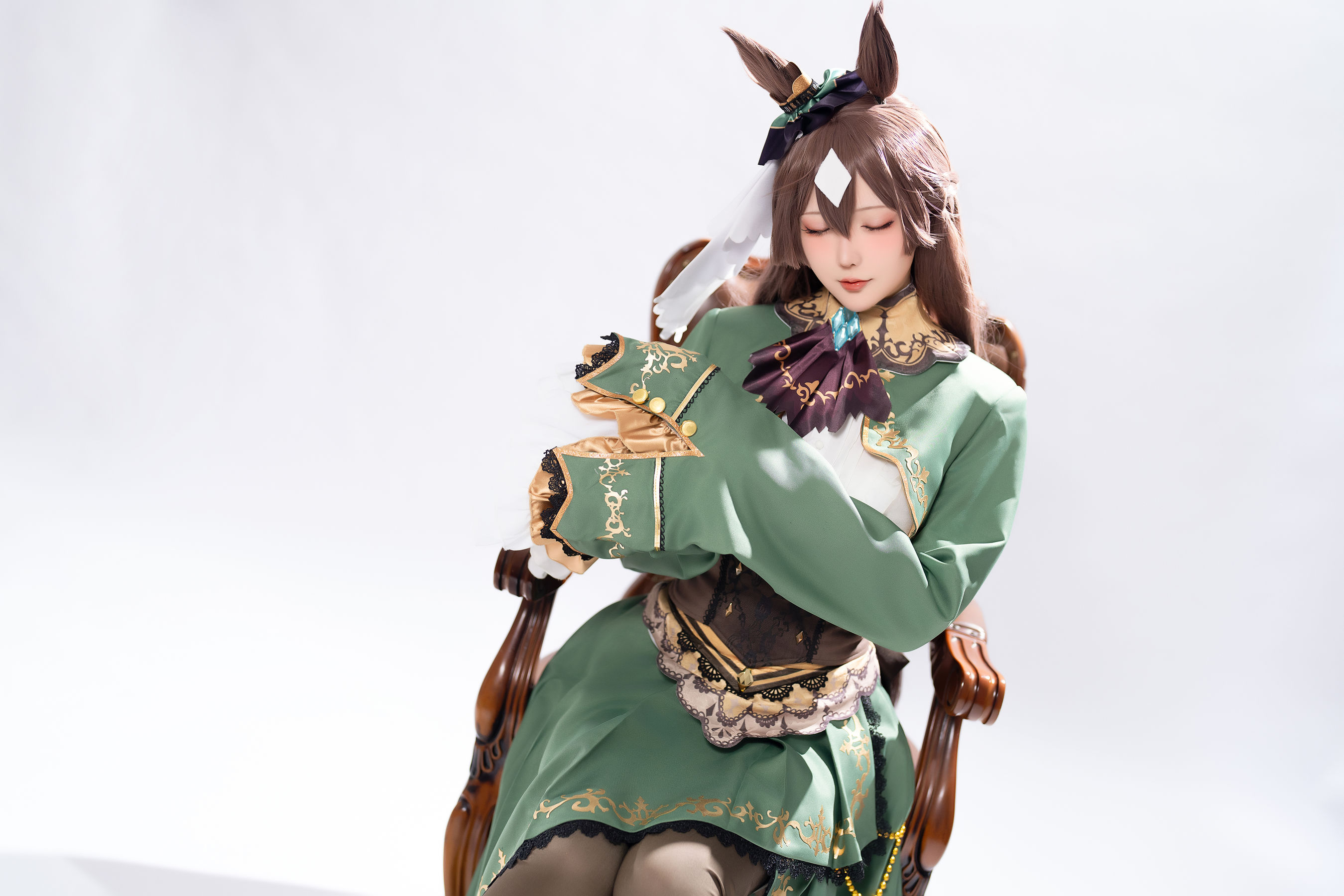 Coser小姐姐 星之迟迟 - 赛马娘 里见光钻 梦想的回应  第25张