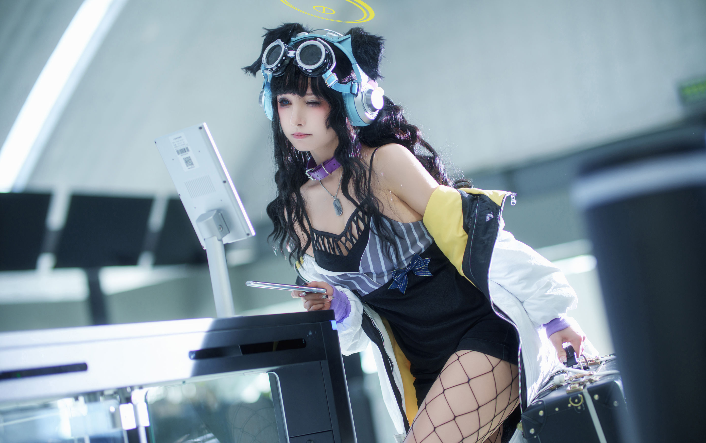 Cosplay美女 一千只猫薄禾 - 蔚蓝档案 阿洛娜  第4张