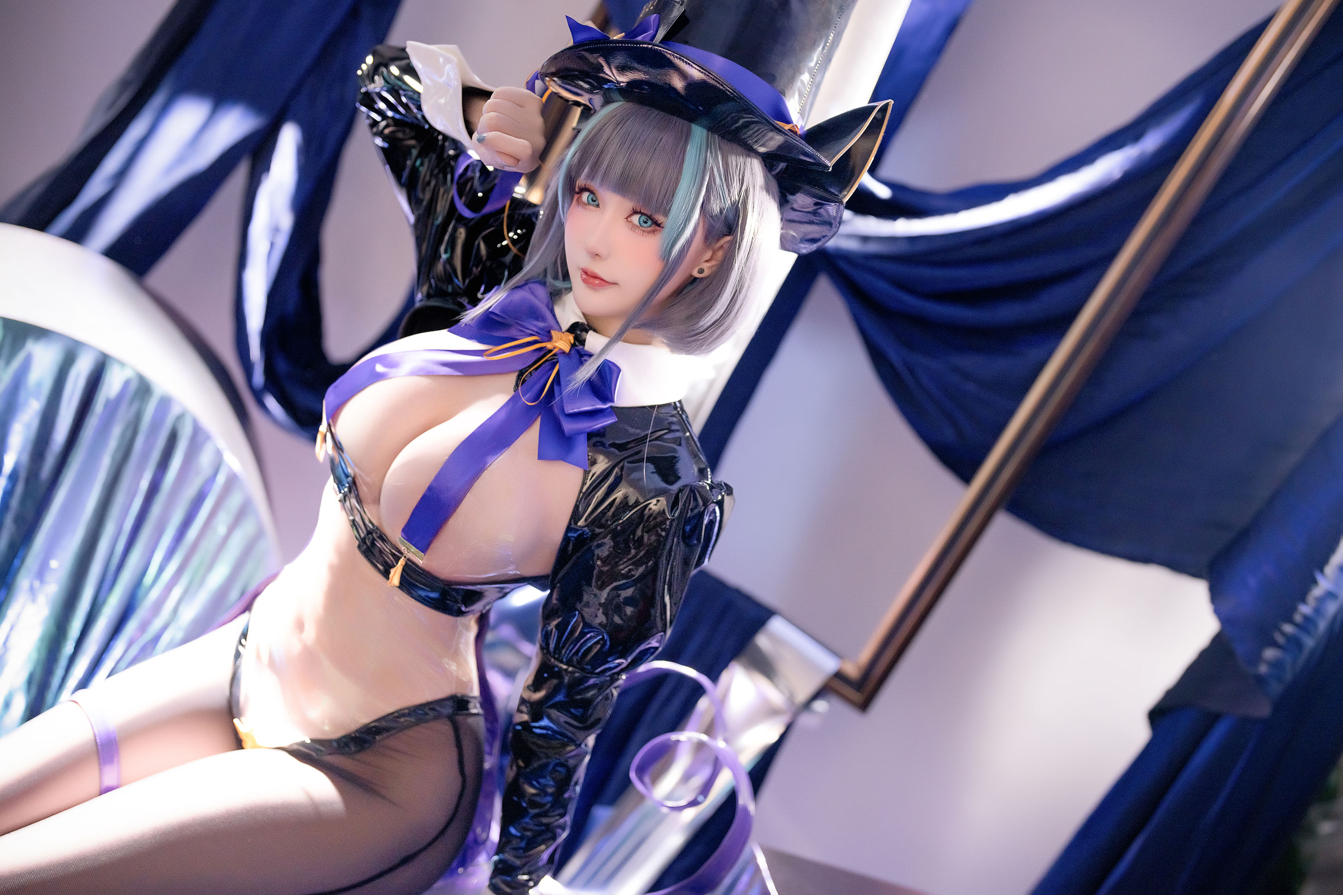 Coser小姐姐 星之迟迟 - 碧蓝航线 柴郡  第21张