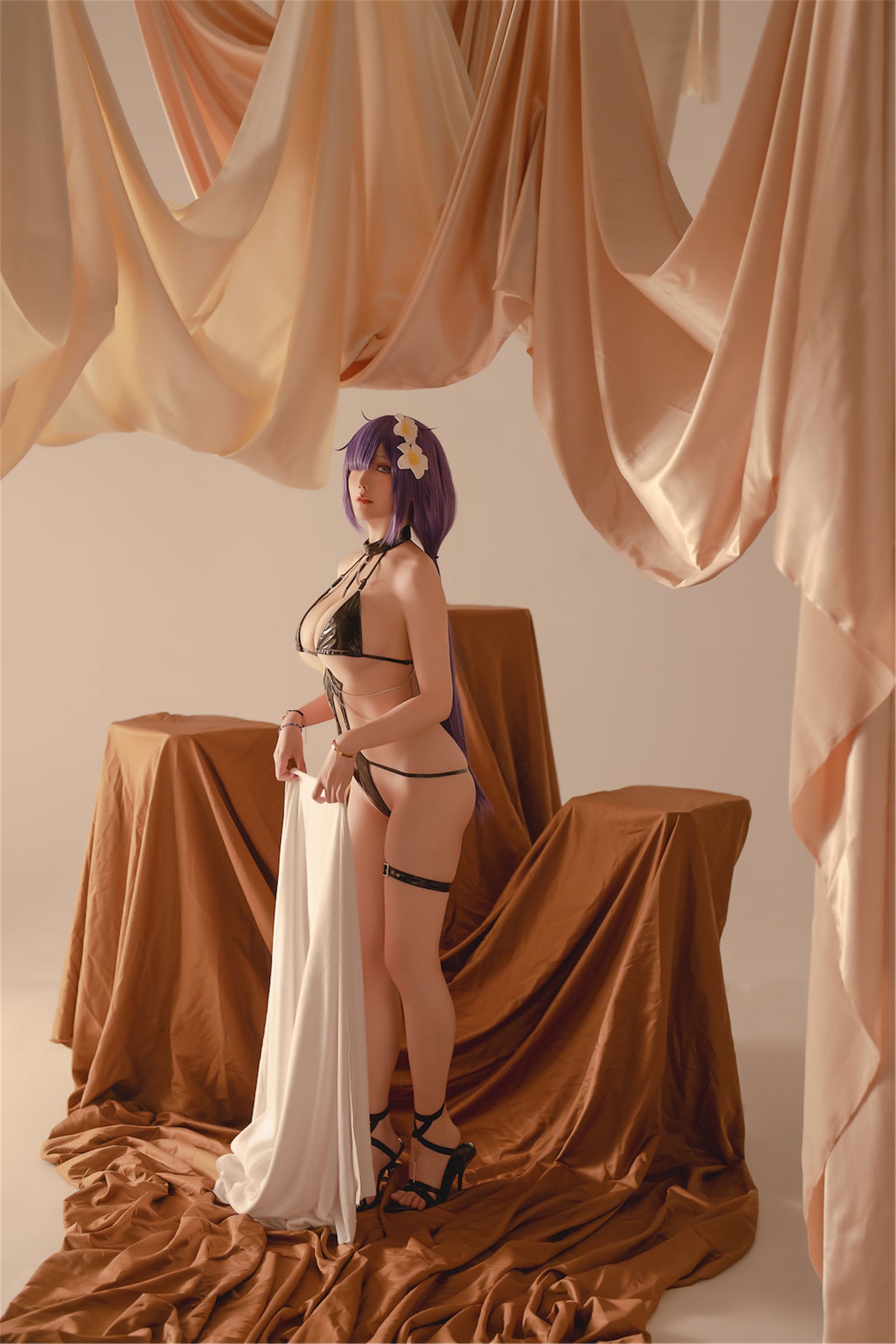 Coser小姐姐 星之迟迟 - 碧蓝航线 莫加多尔泳装  第30张