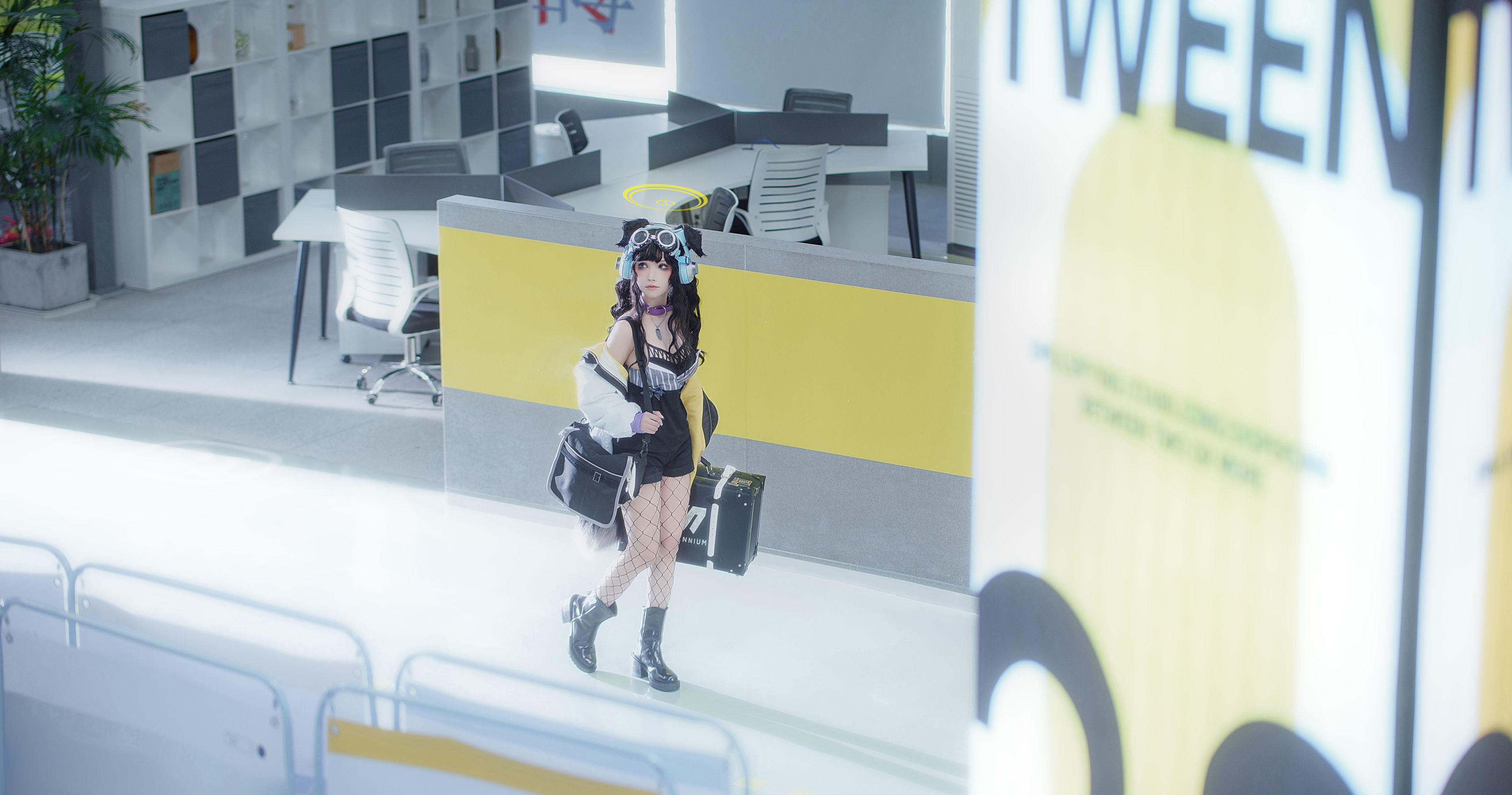 Cosplay美女 一千只猫薄禾 - 蔚蓝档案 阿洛娜  第2张