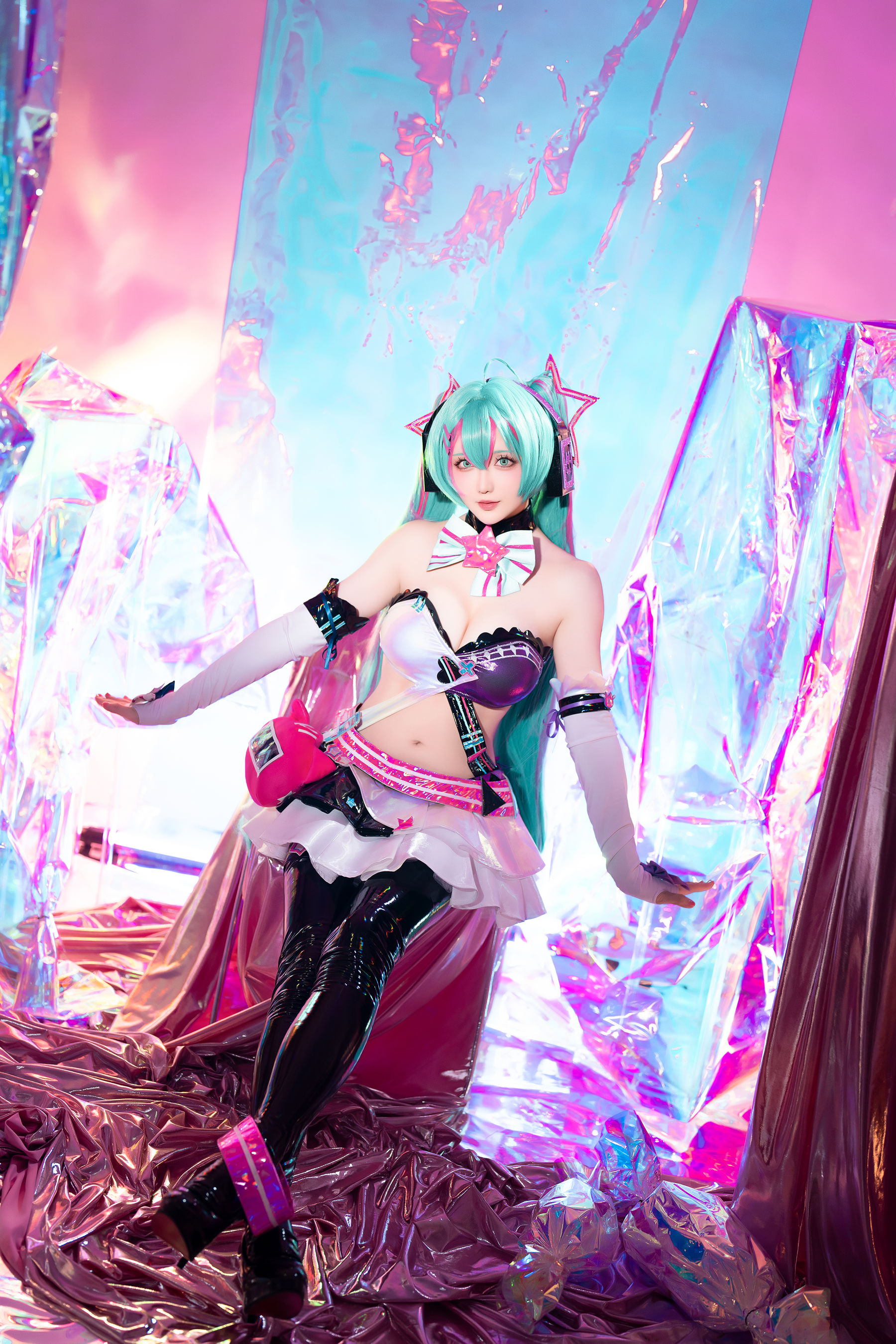 Coser小姐姐 星之迟迟 - Miku初音未来 喵斯快跑  第26张