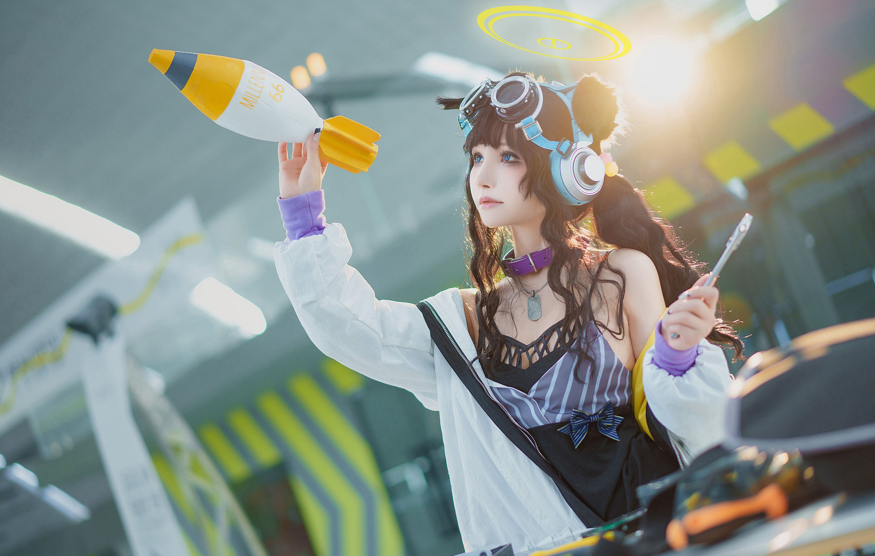 Cosplay美女 一千只猫薄禾 - 蔚蓝档案 阿洛娜  第4张