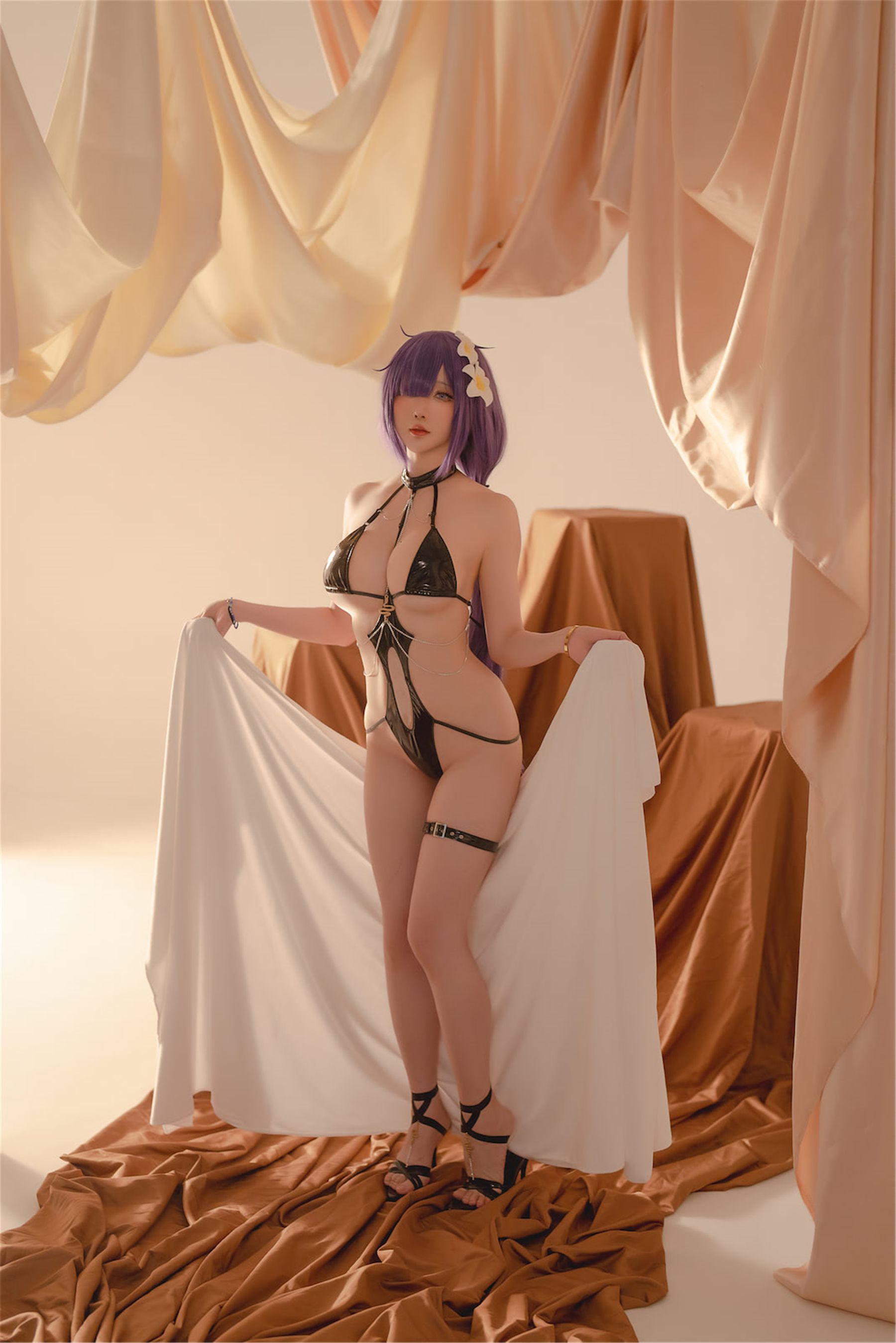 Coser小姐姐 星之迟迟 - 碧蓝航线 莫加多尔泳装  第32张