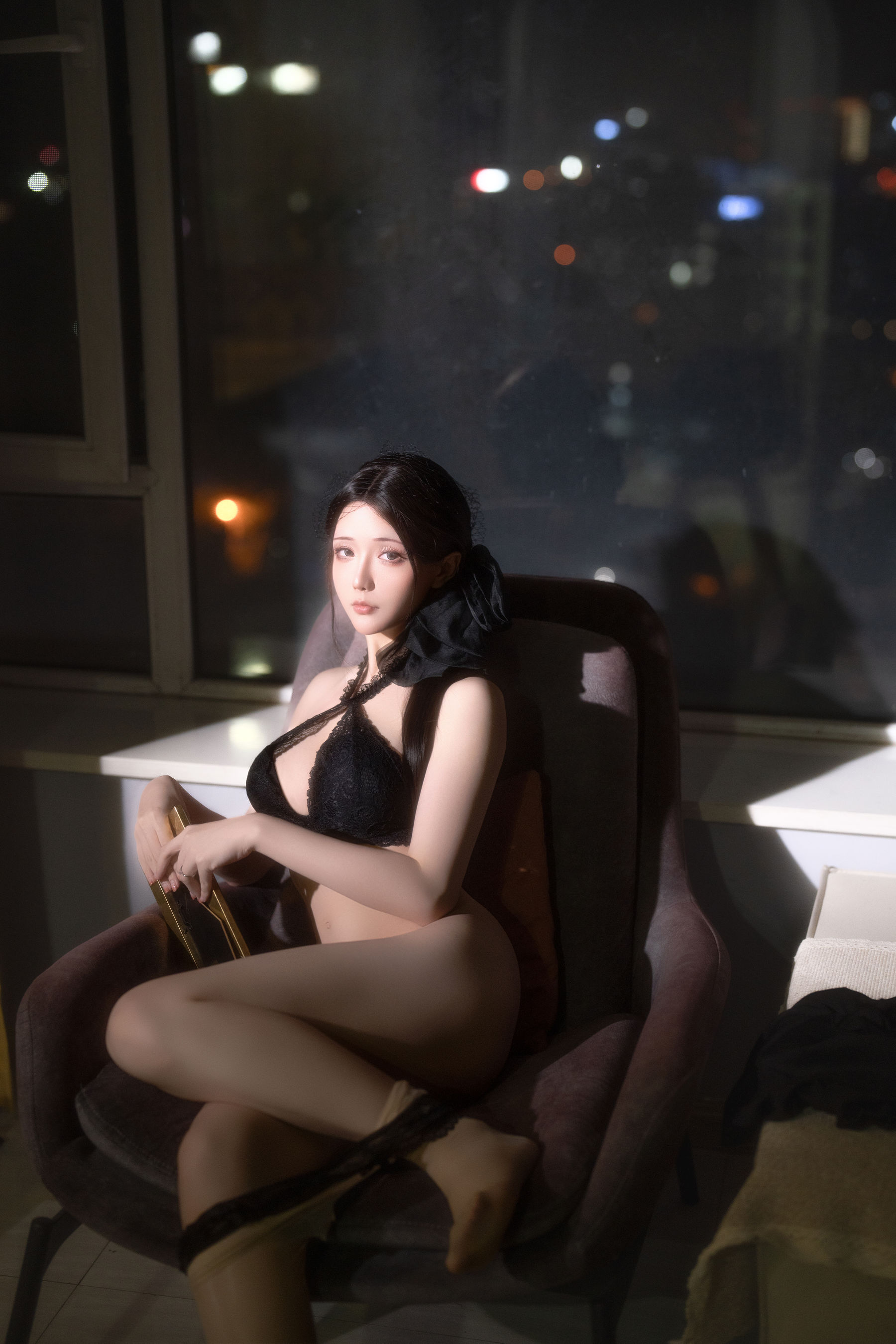 Coser小姐姐 星之迟迟 - 同事的未亡人太太  第18张