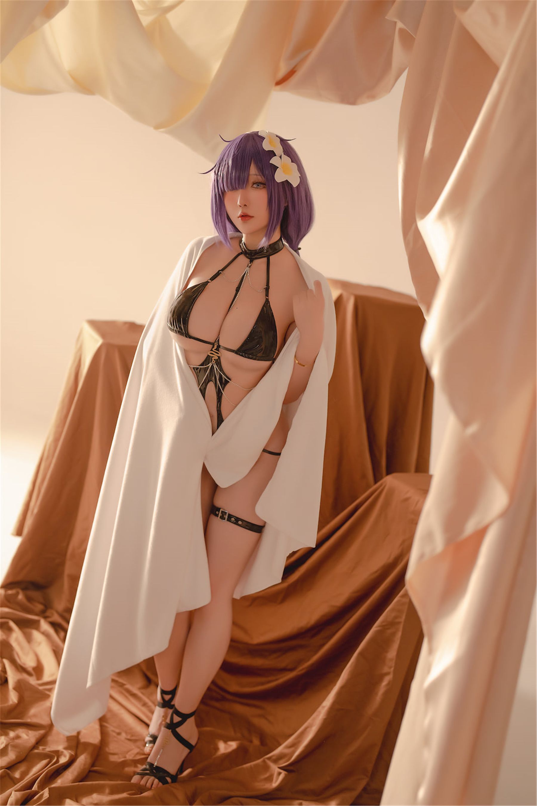 Coser小姐姐 星之迟迟 - 碧蓝航线 莫加多尔泳装  第33张