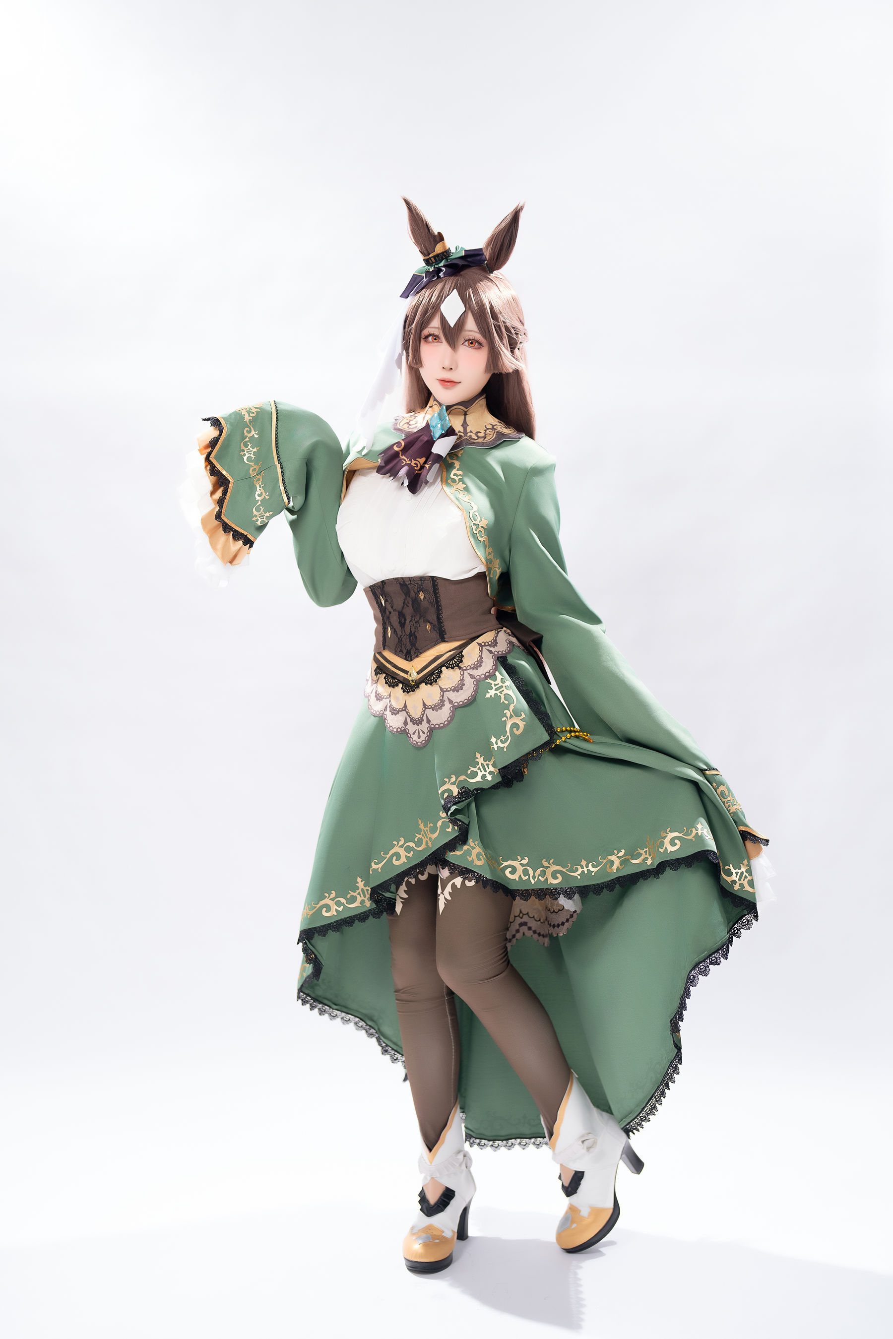 Coser小姐姐 星之迟迟 - 赛马娘 里见光钻 梦想的回应  第15张