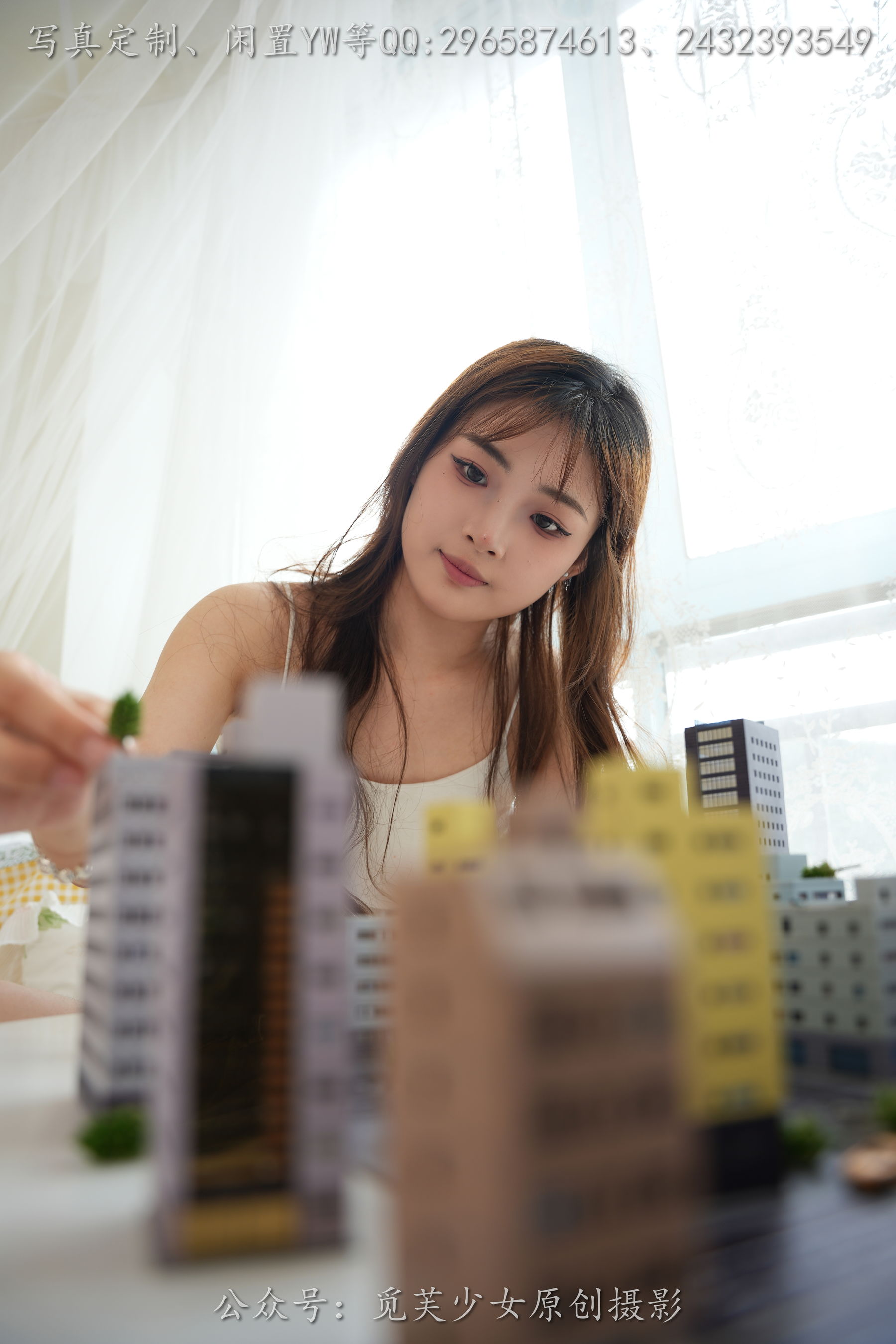 [觅芙少女] NO.263 晓晓 -梦境误入小人国，化身巨人少女  第4张