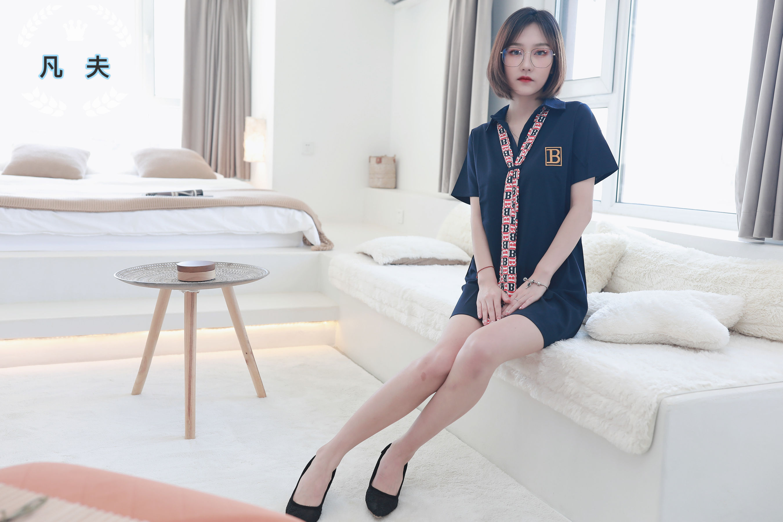 凡夫摄影 - 子轩 连衣裙高跟美足  第5张