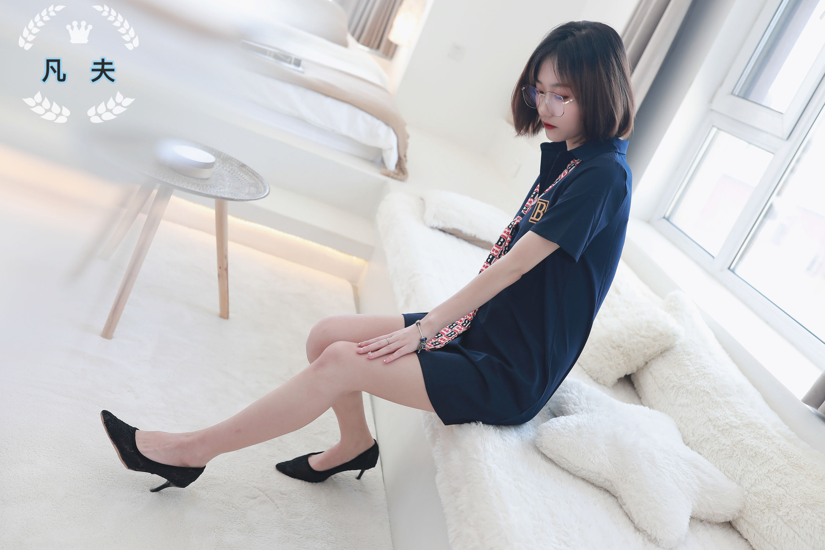 凡夫摄影 - 子轩 连衣裙高跟美足  第6张