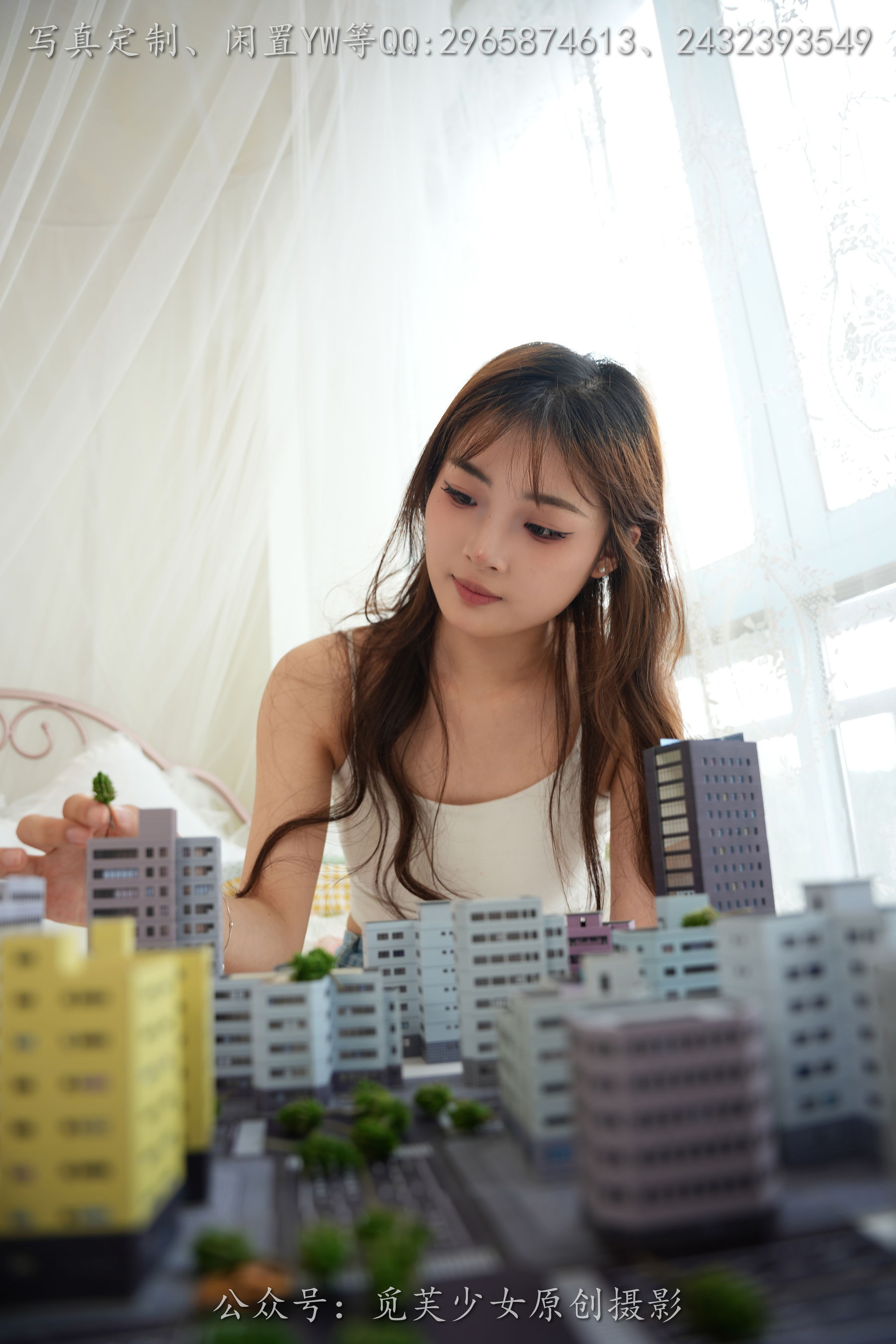 [觅芙少女] NO.263 晓晓 -梦境误入小人国，化身巨人少女  第3张