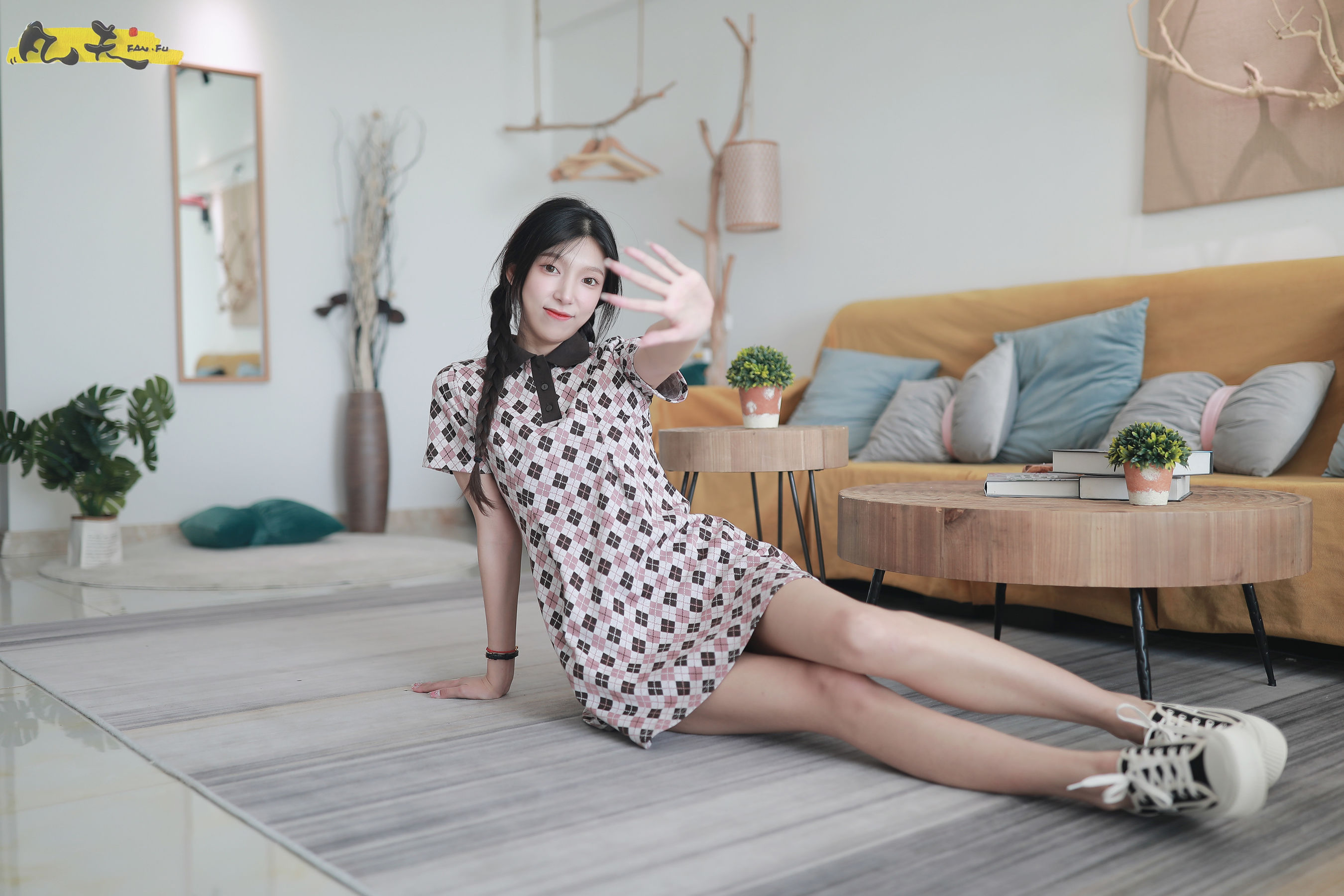 凡夫摄影 - 夏妹 板鞋白棉袜  第6张