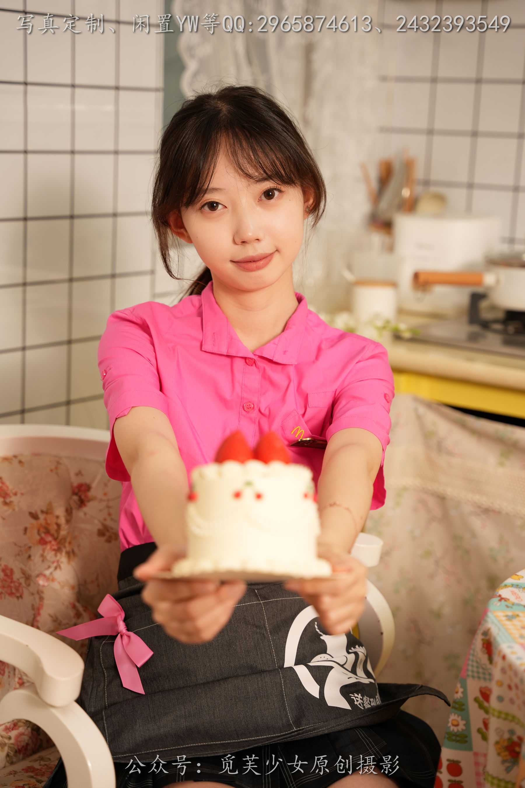 [觅芙少女] NO.261 若若 -麦麦小粉制服真的超甜  第50张