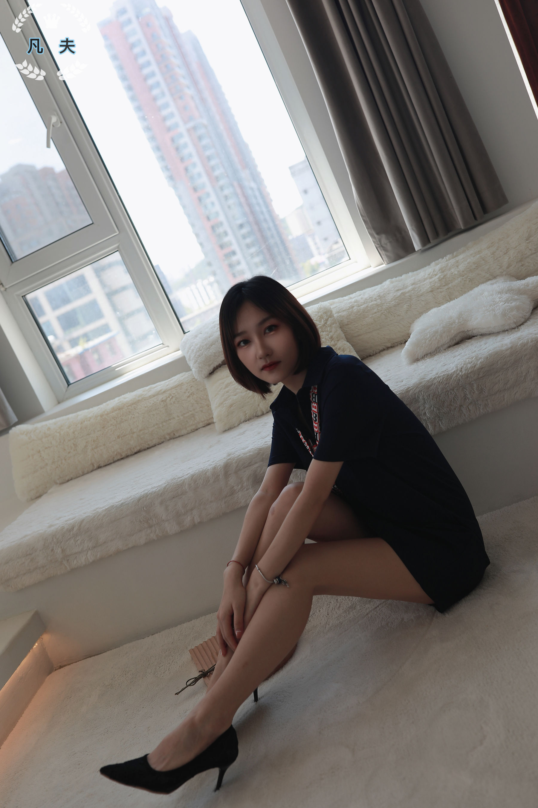 凡夫摄影 - 子轩 连衣裙高跟美足  第119张