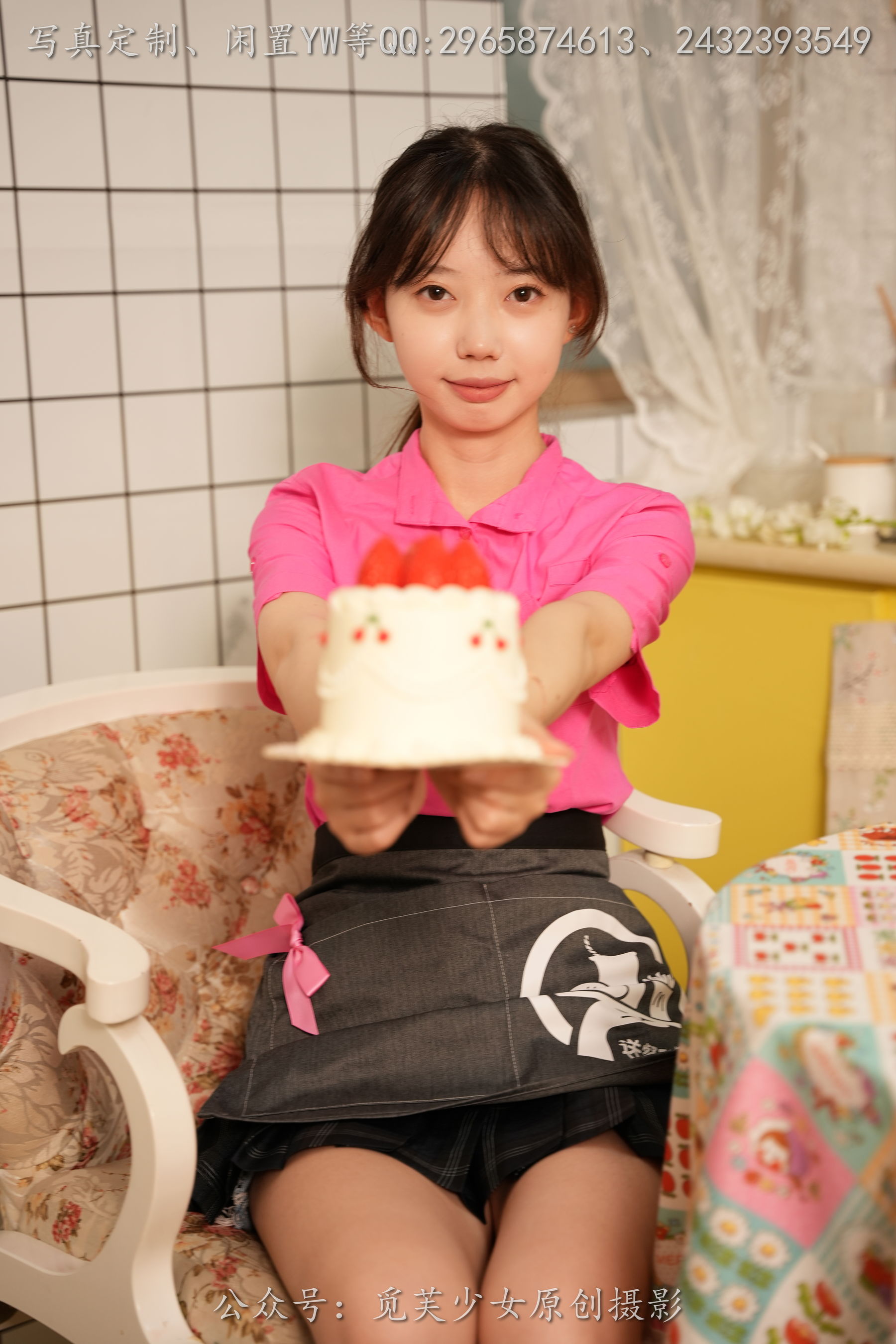 [觅芙少女] NO.261 若若 -麦麦小粉制服真的超甜  第50张