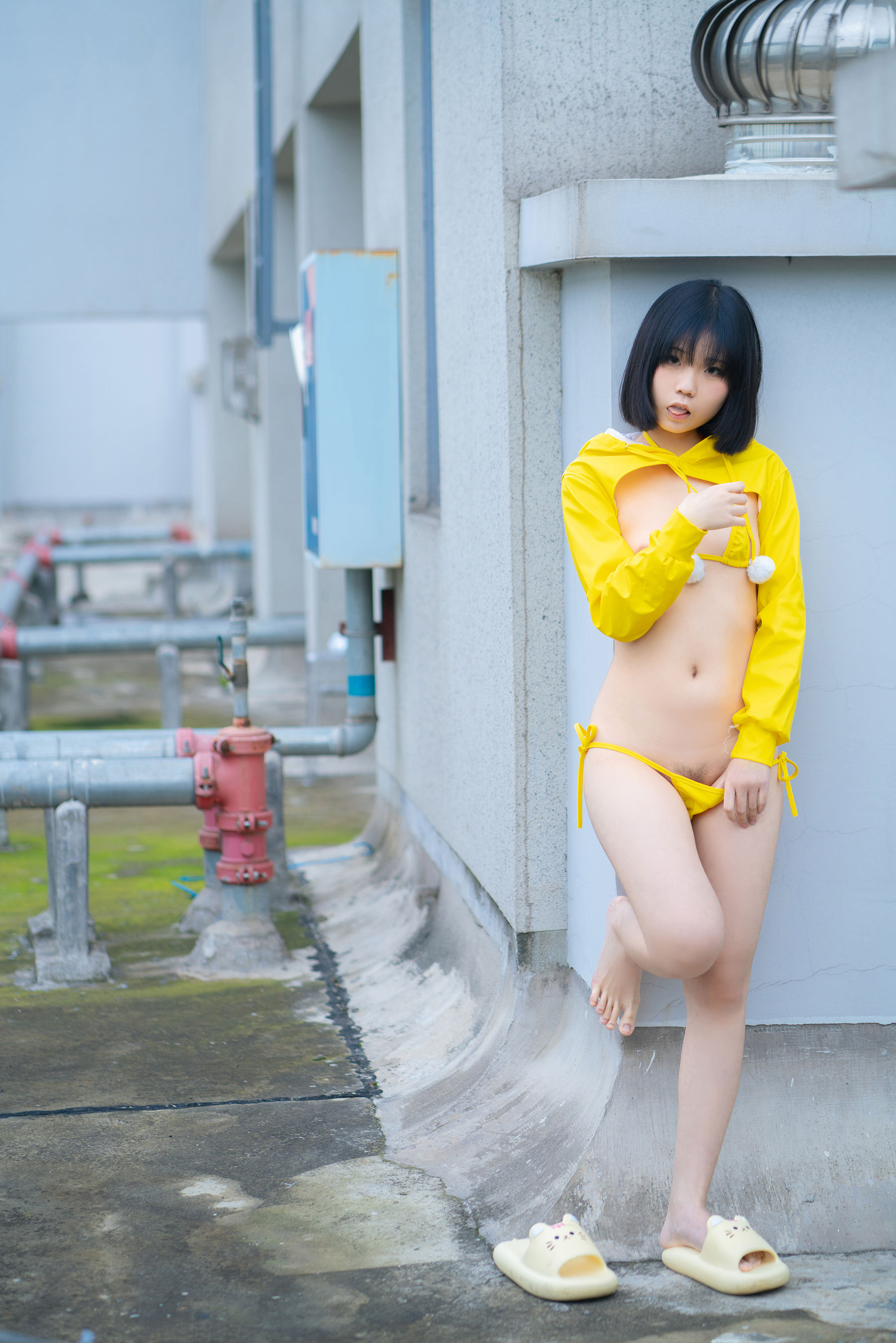 一只小栗奈 - 天台小雨衣  第7张