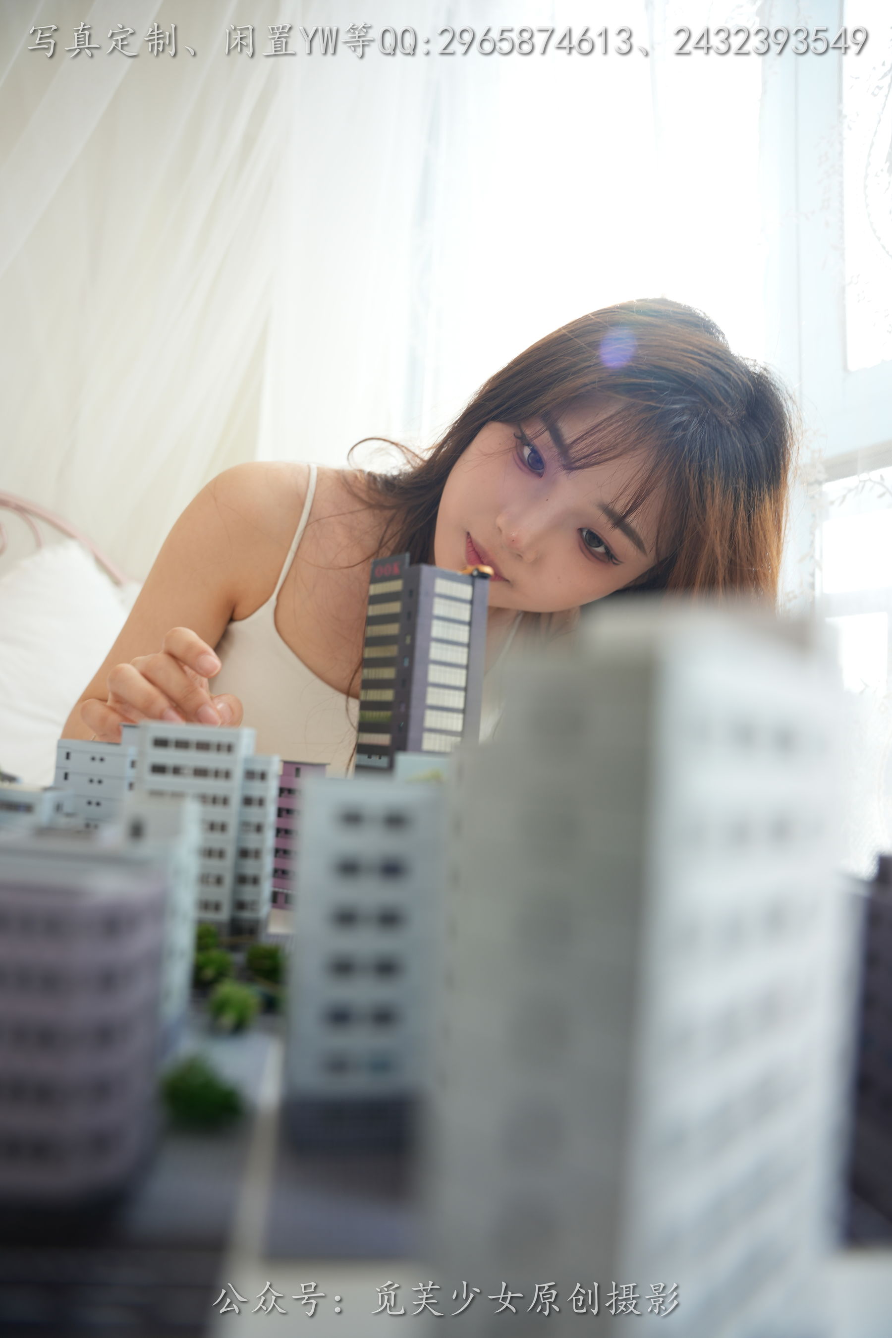 [觅芙少女] NO.263 晓晓 -梦境误入小人国，化身巨人少女  第47张