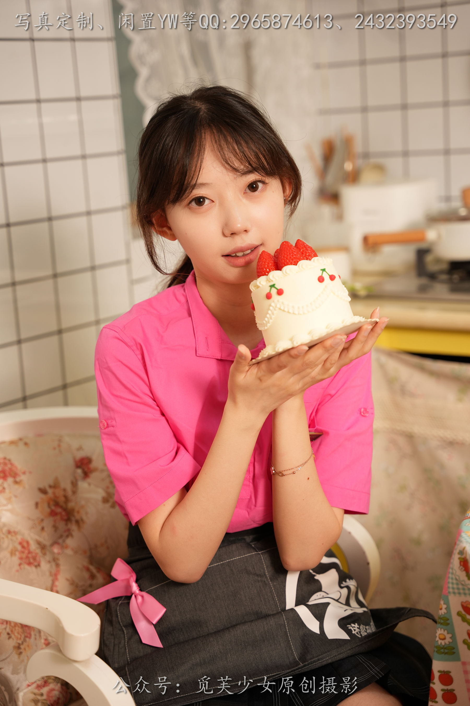 [觅芙少女] NO.261 若若 -麦麦小粉制服真的超甜  第50张
