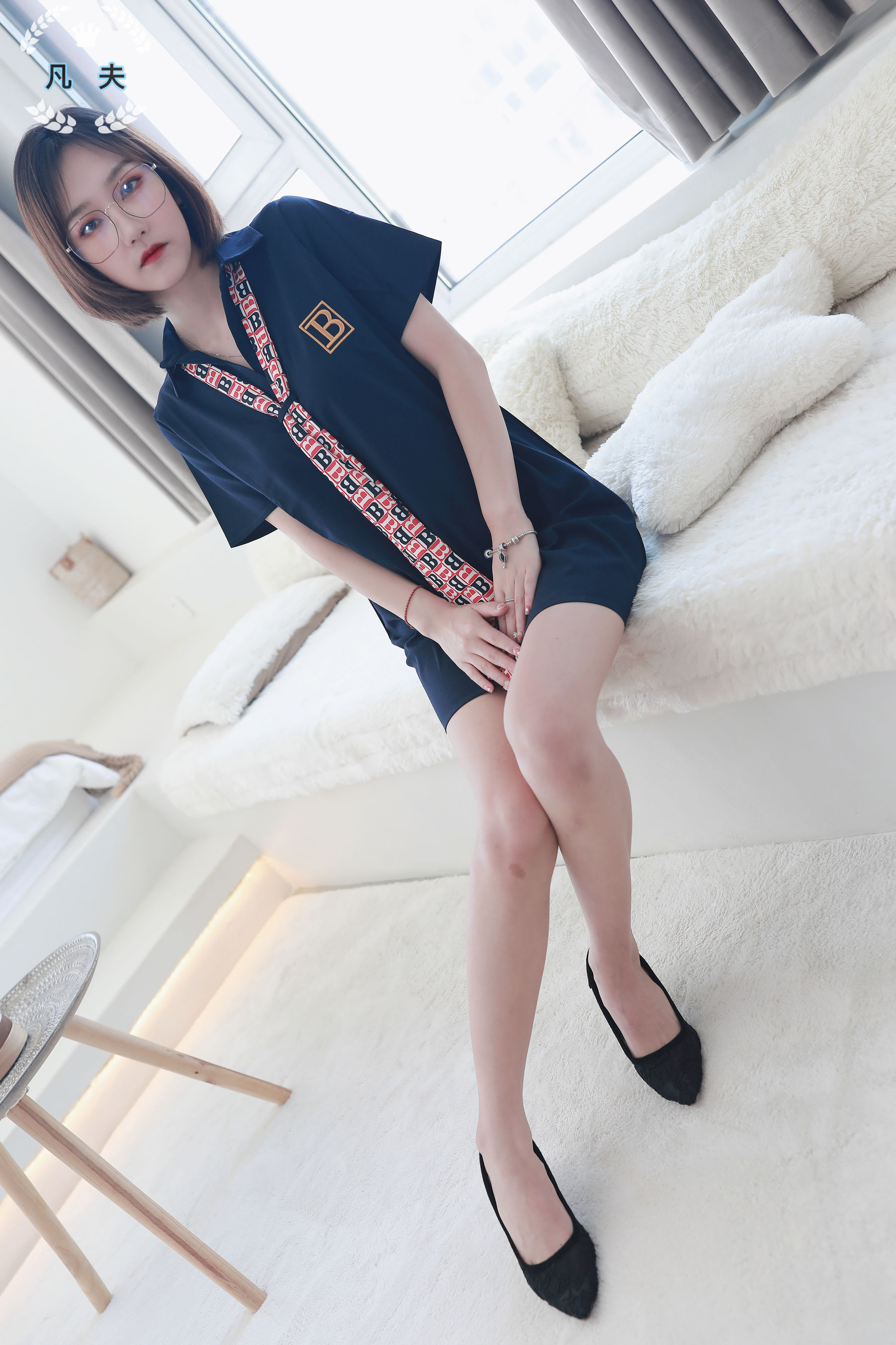 凡夫摄影 - 子轩 连衣裙高跟美足  第5张
