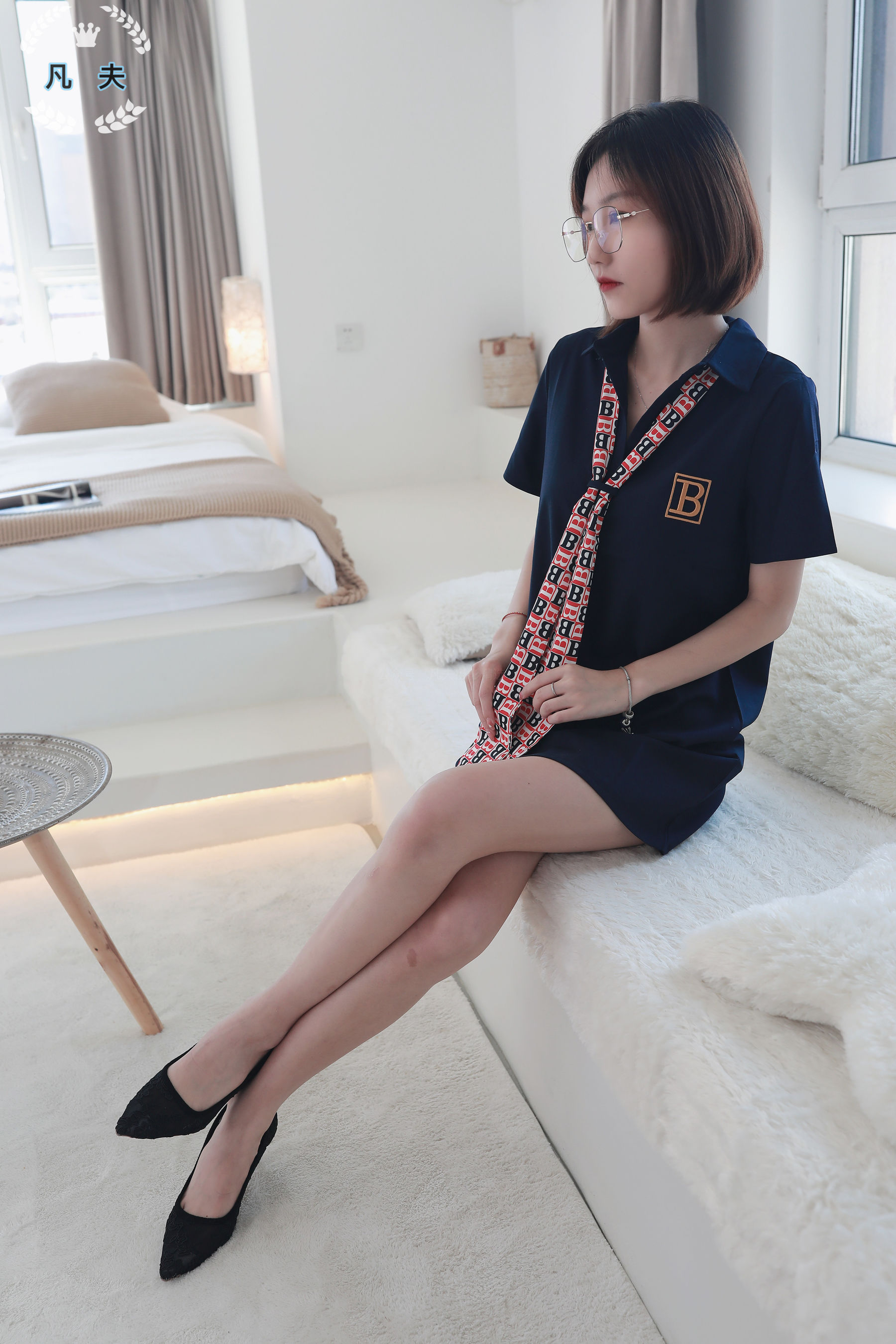凡夫摄影 - 子轩 连衣裙高跟美足  第4张