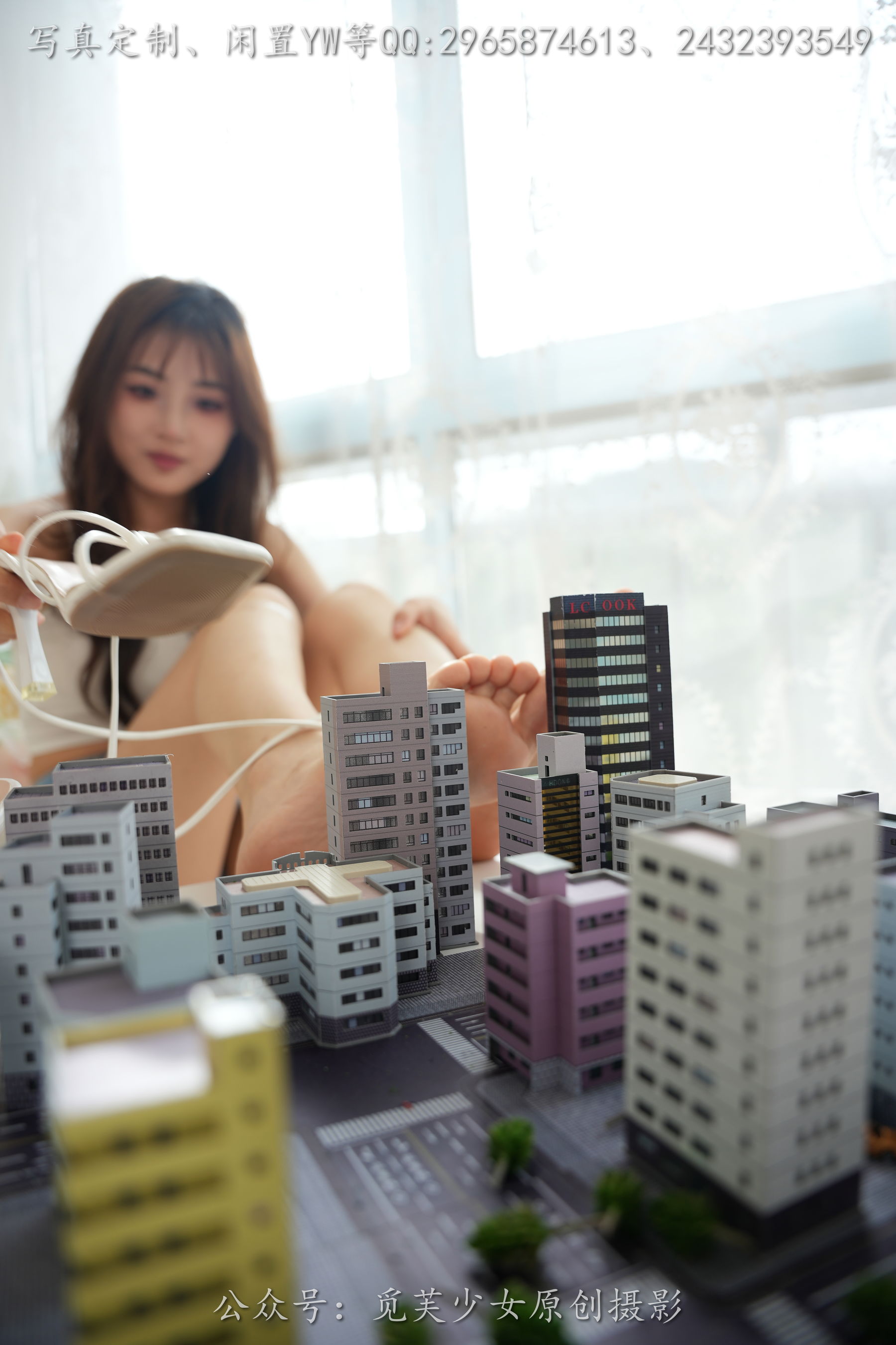 [觅芙少女] NO.263 晓晓 -梦境误入小人国，化身巨人少女  第129张