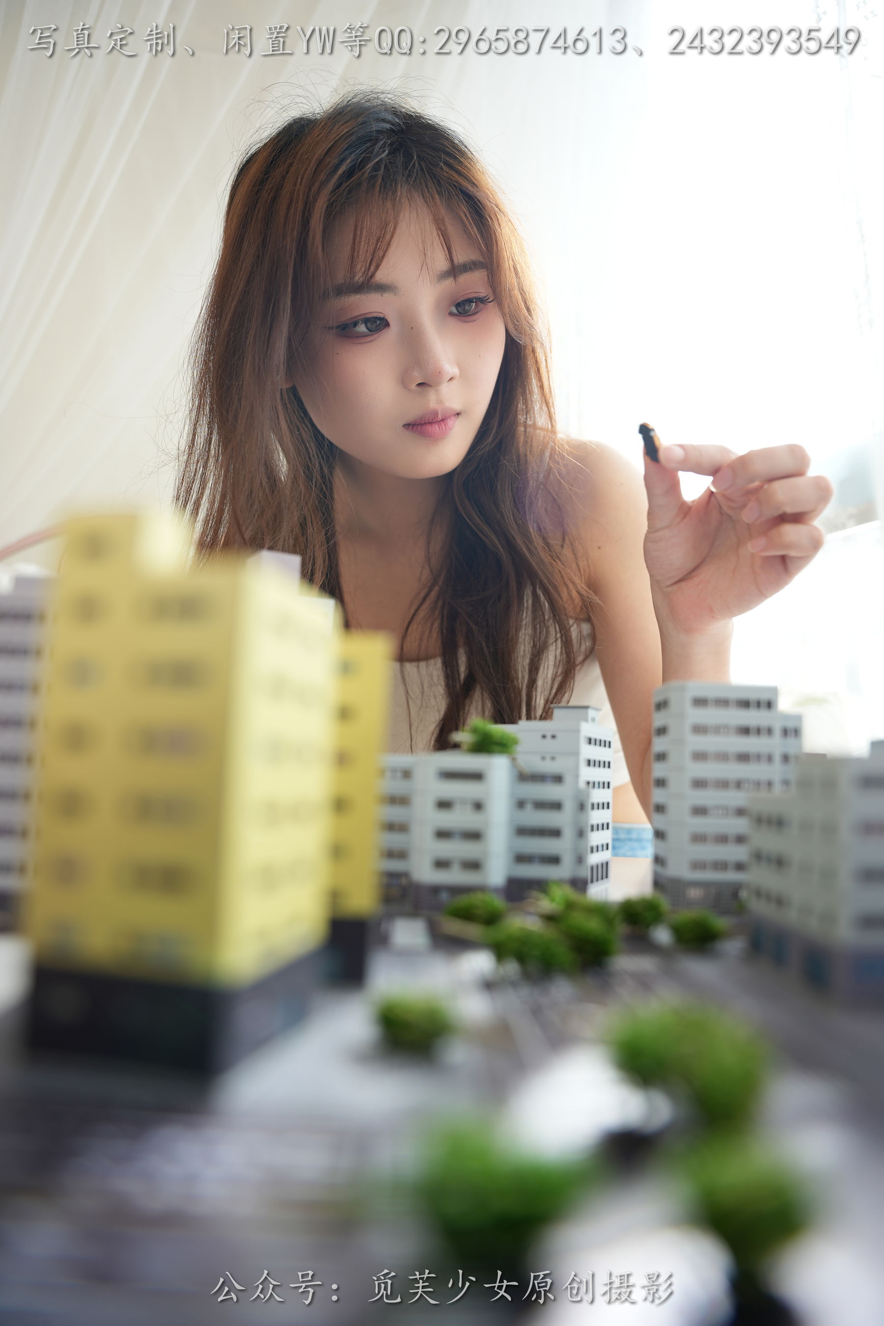 [觅芙少女] NO.263 晓晓 -梦境误入小人国，化身巨人少女  第8张