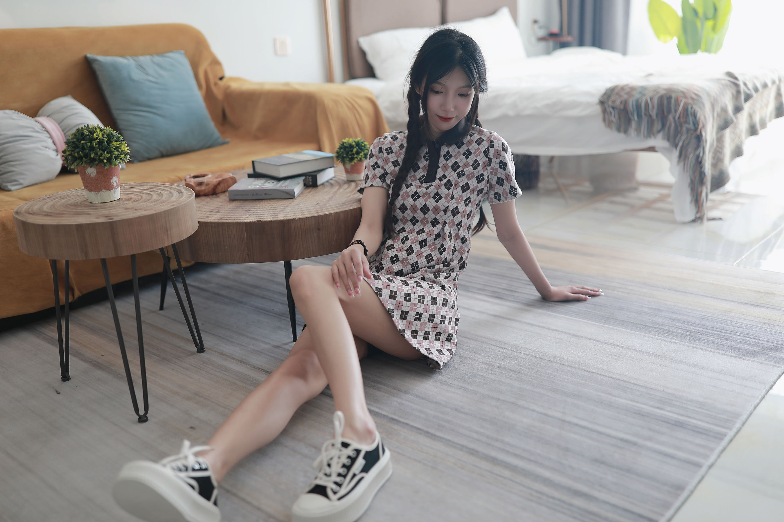 凡夫摄影 - 夏妹 板鞋白棉袜  第11张