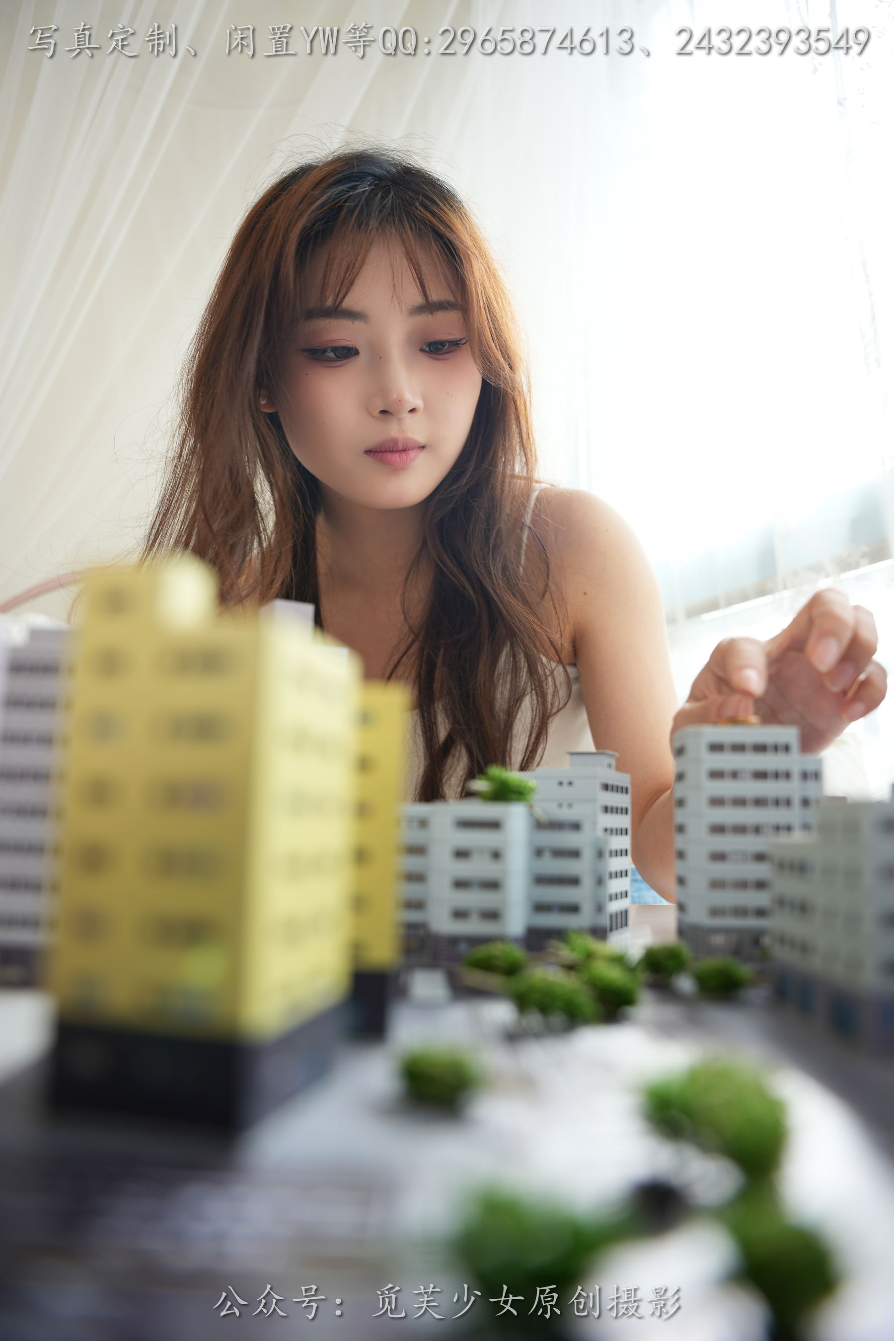[觅芙少女] NO.263 晓晓 -梦境误入小人国，化身巨人少女  第8张