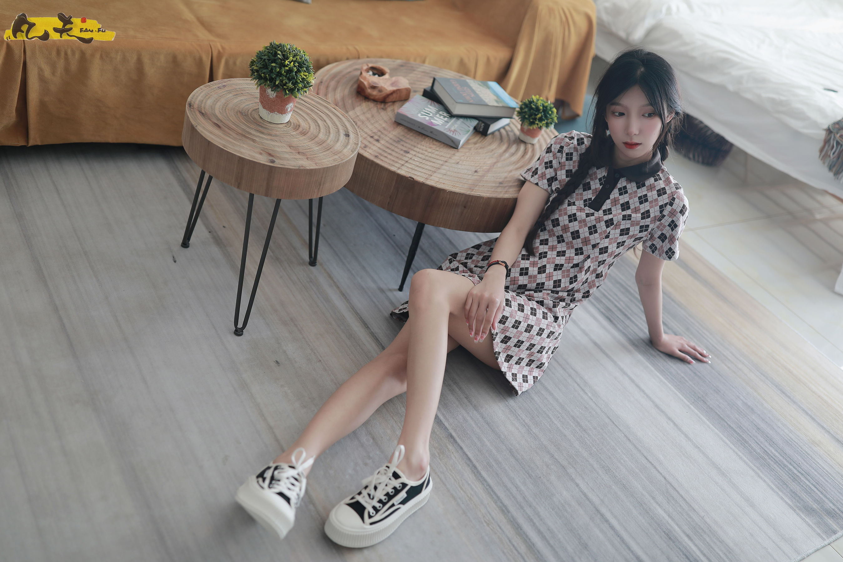 凡夫摄影 - 夏妹 板鞋白棉袜  第11张