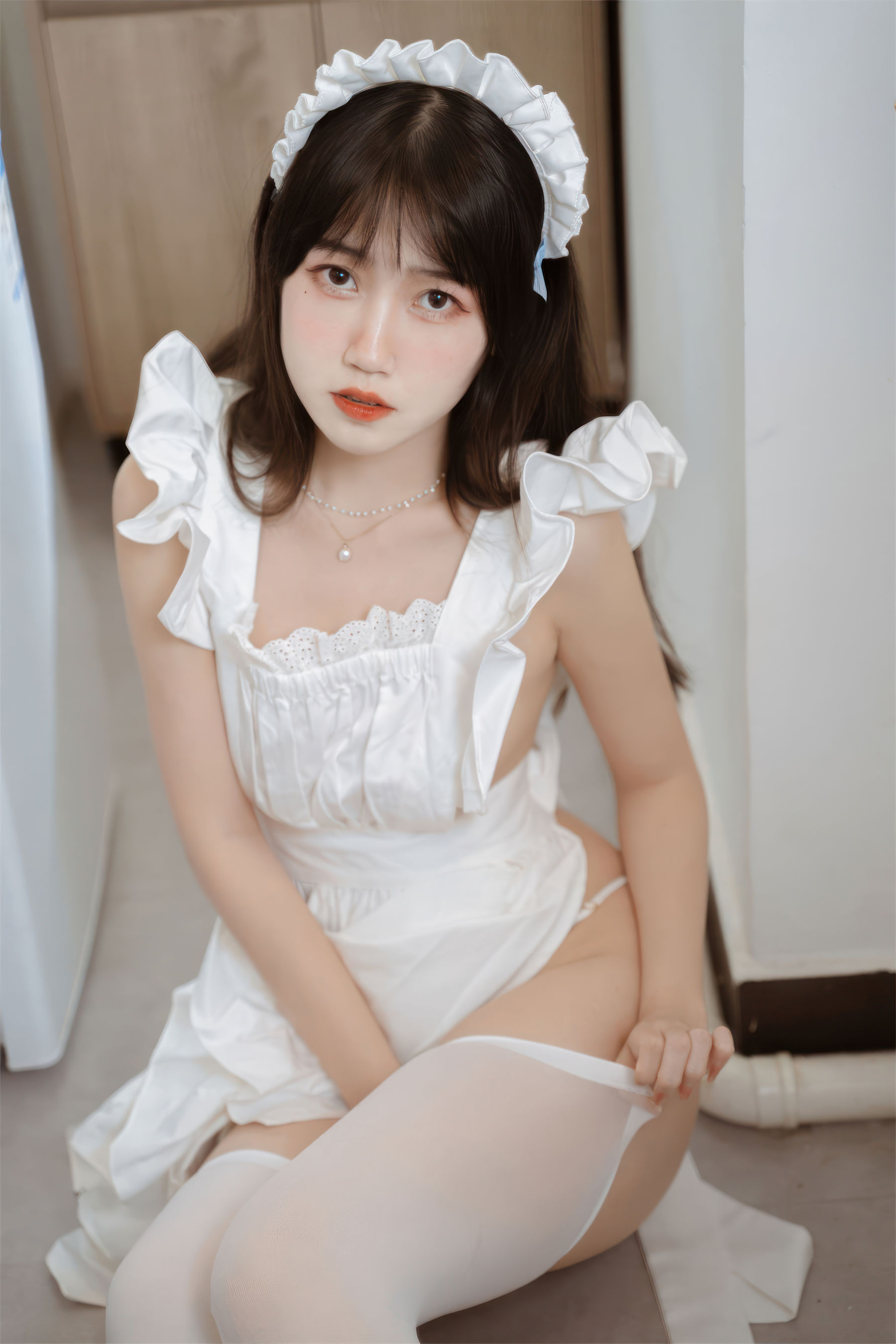 微博人气Coser不呆猫 - 厨房小女仆  第32张