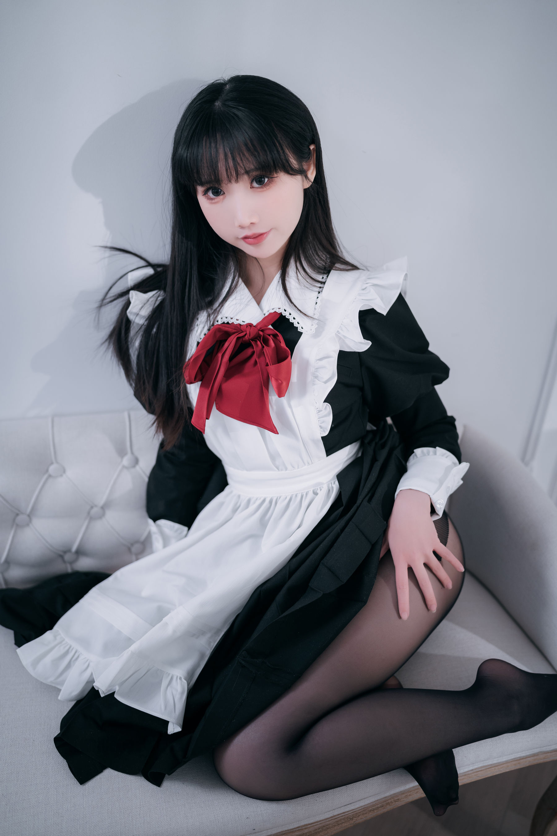 可爱人气Coser面饼仙儿 - 红高跟女仆  第5张