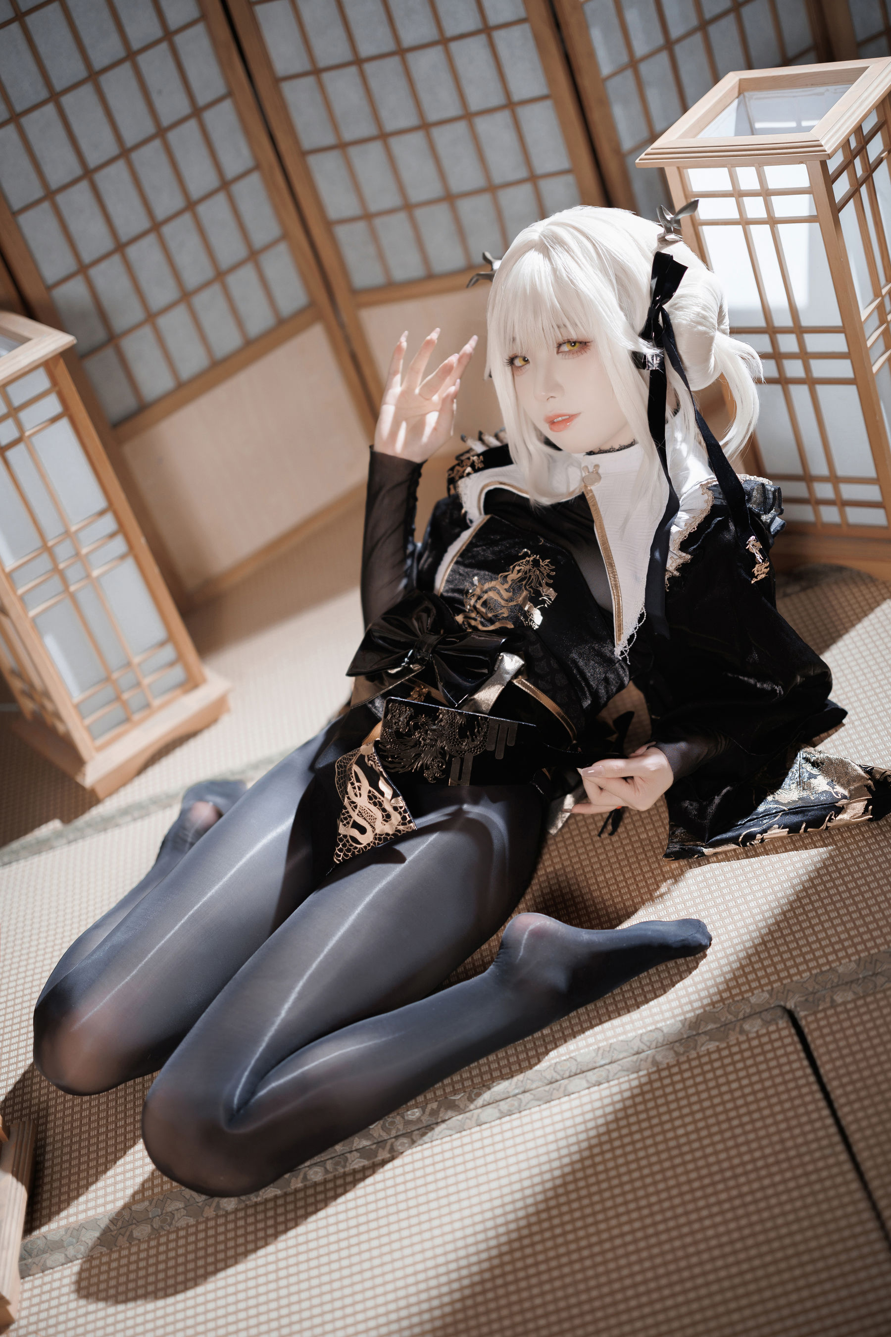 动漫博主封疆疆v - NIKKE 白兔布兰儿 和服  第9张
