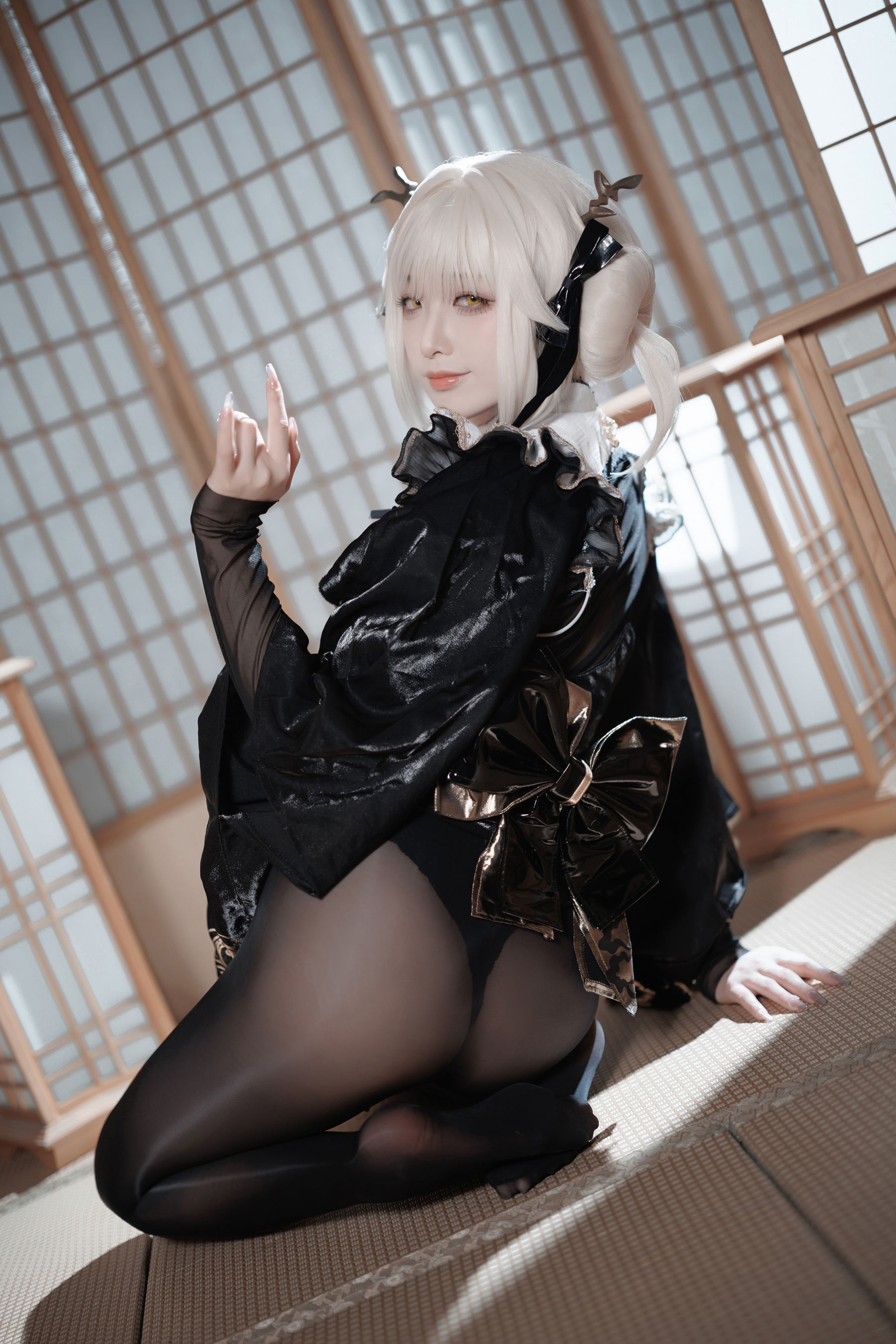 动漫博主封疆疆v - NIKKE 白兔布兰儿 和服  第44张