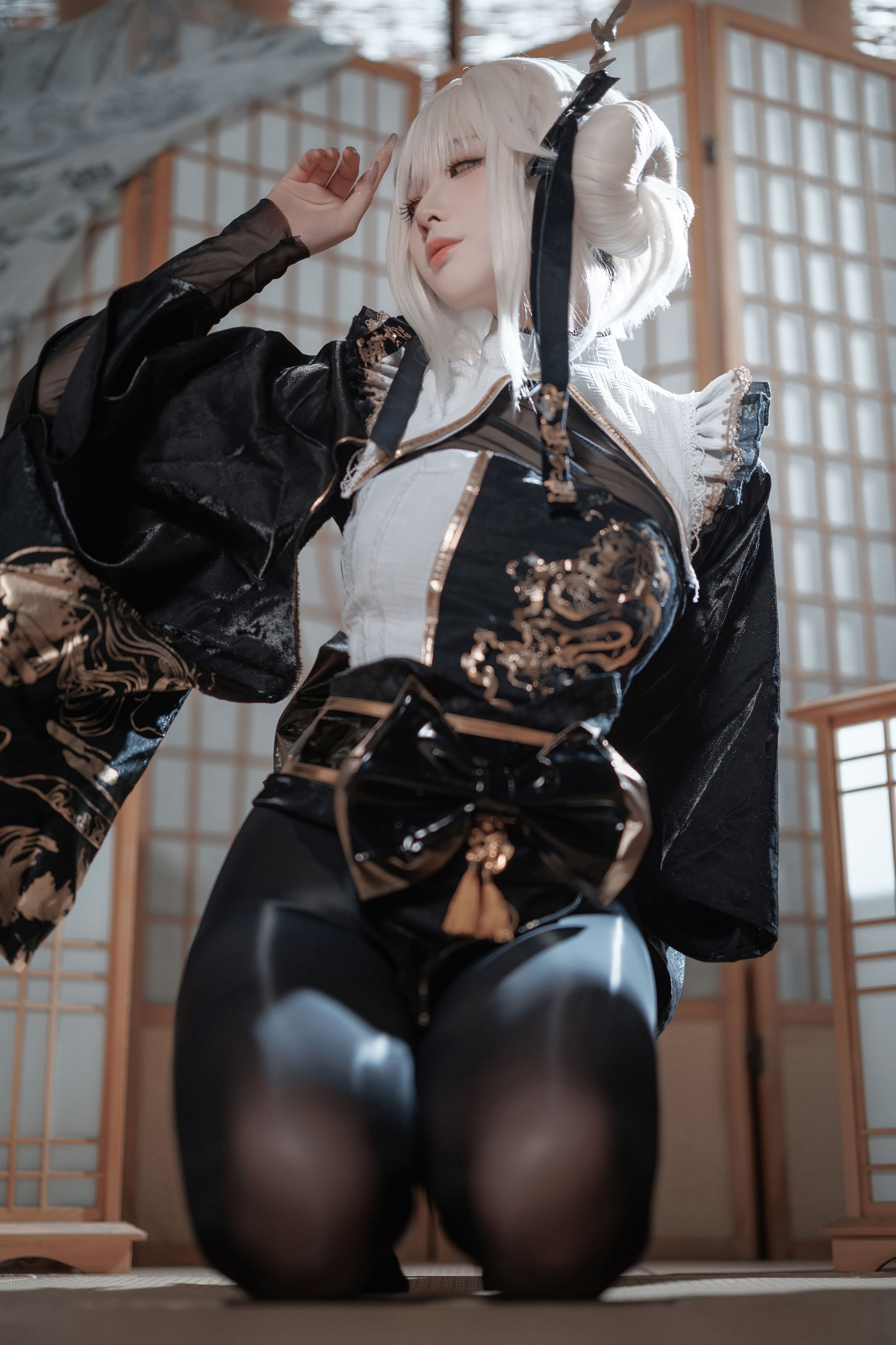 动漫博主封疆疆v - NIKKE 白兔布兰儿 和服  第42张
