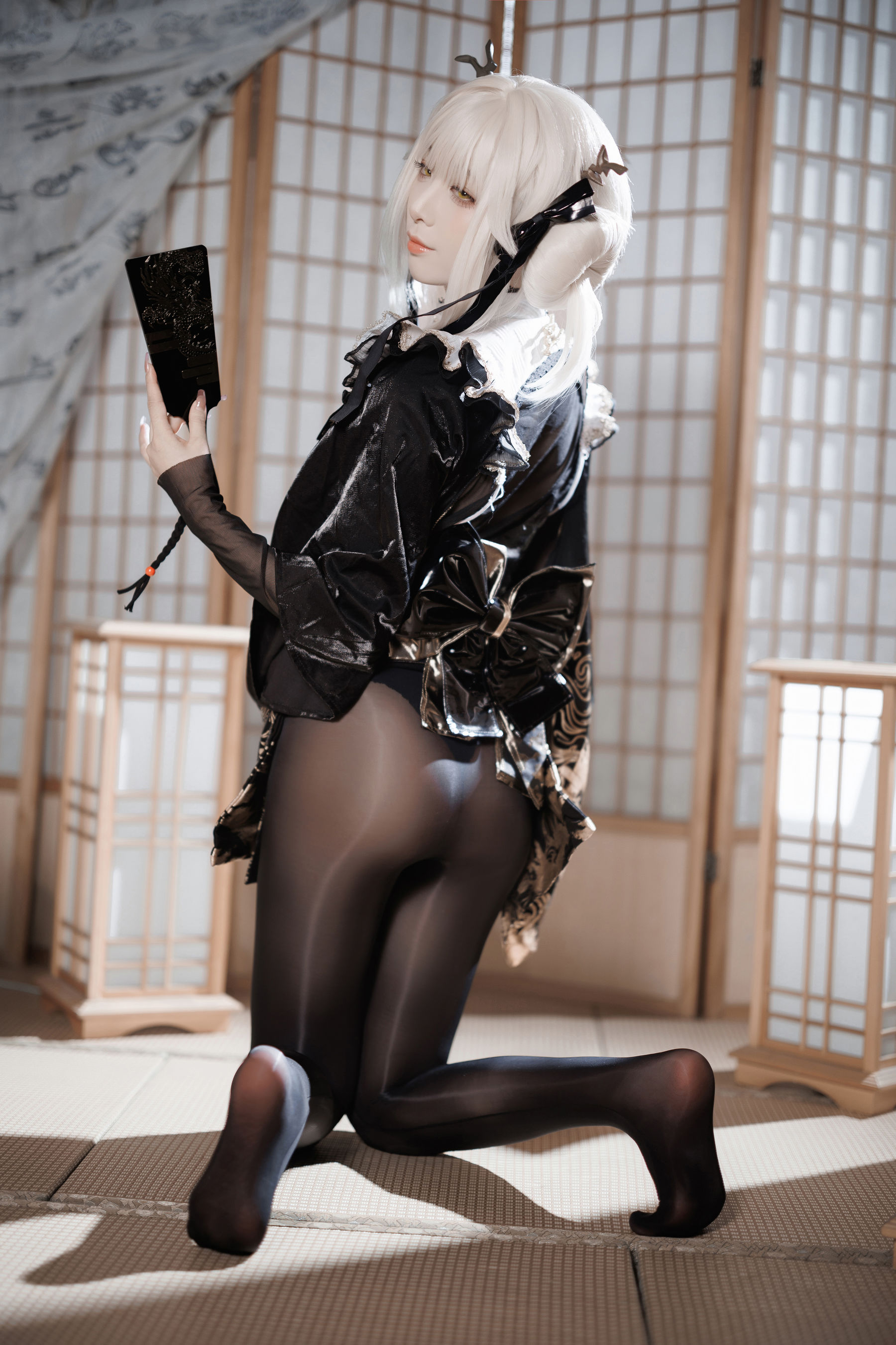 动漫博主封疆疆v - NIKKE 白兔布兰儿 和服  第7张