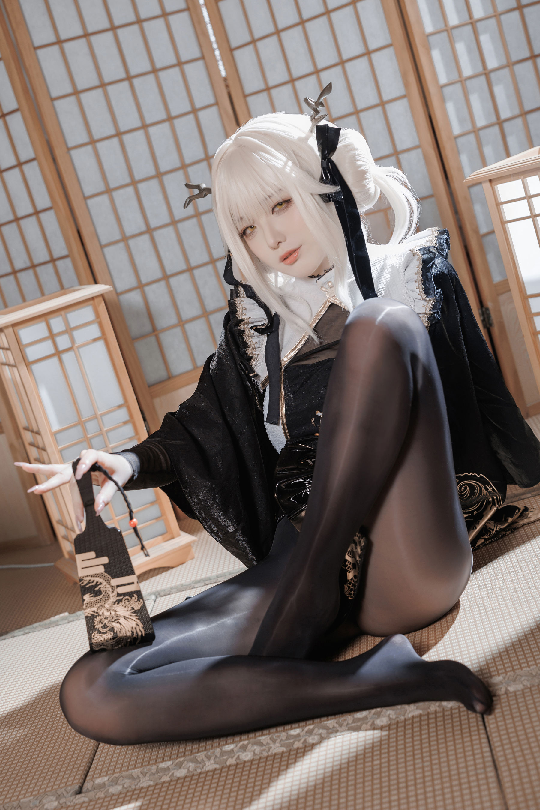 动漫博主封疆疆v - NIKKE 白兔布兰儿 和服  第10张