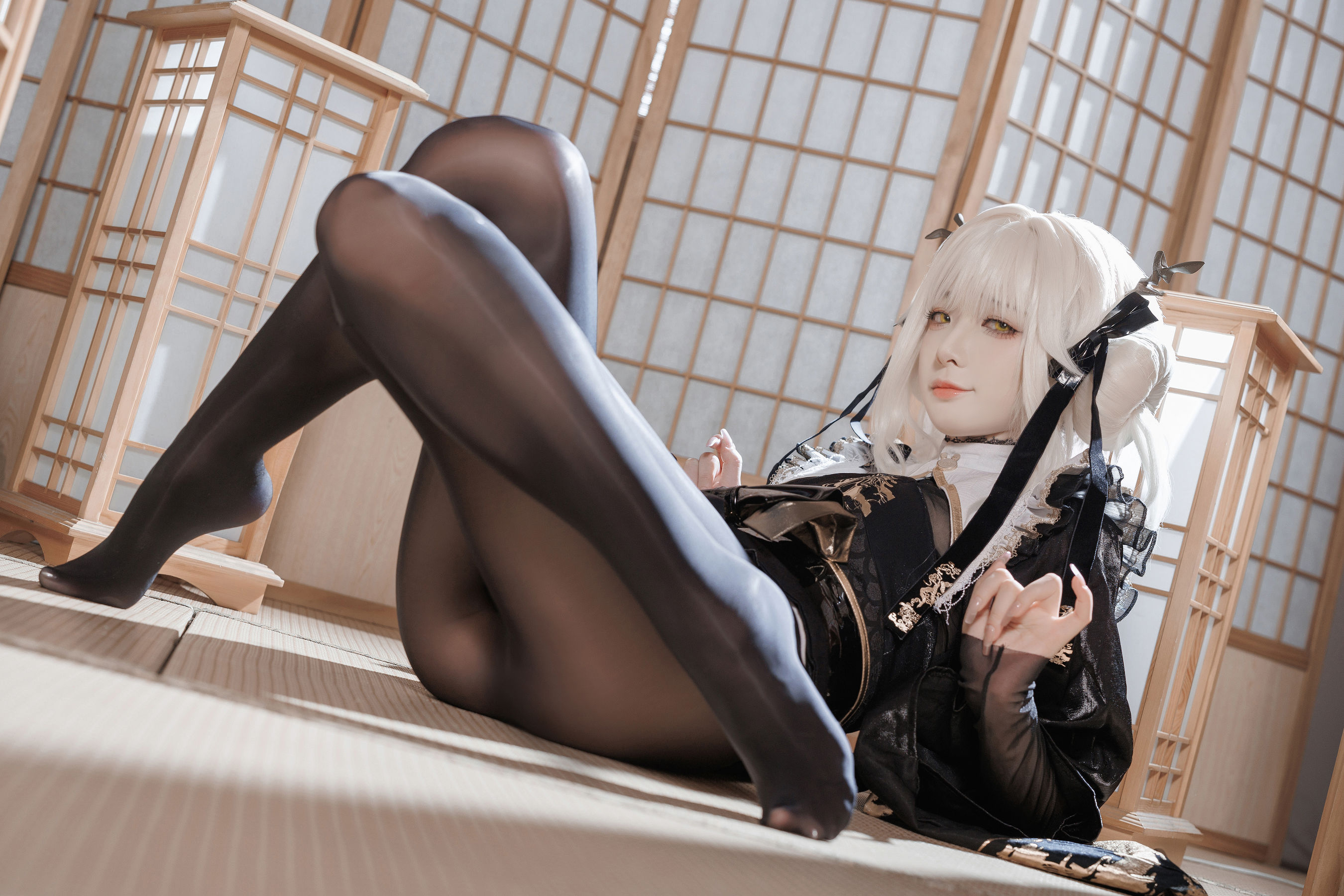 动漫博主封疆疆v - NIKKE 白兔布兰儿 和服  第9张