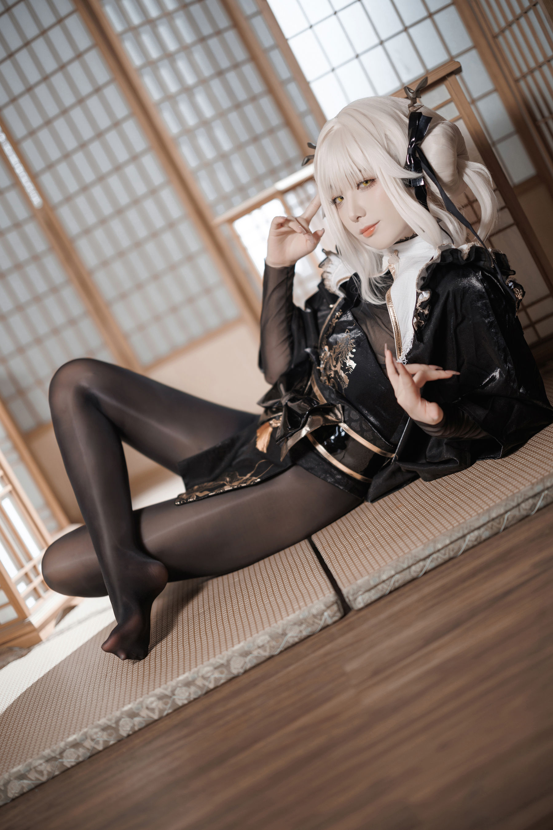 动漫博主封疆疆v - NIKKE 白兔布兰儿 和服  第5张