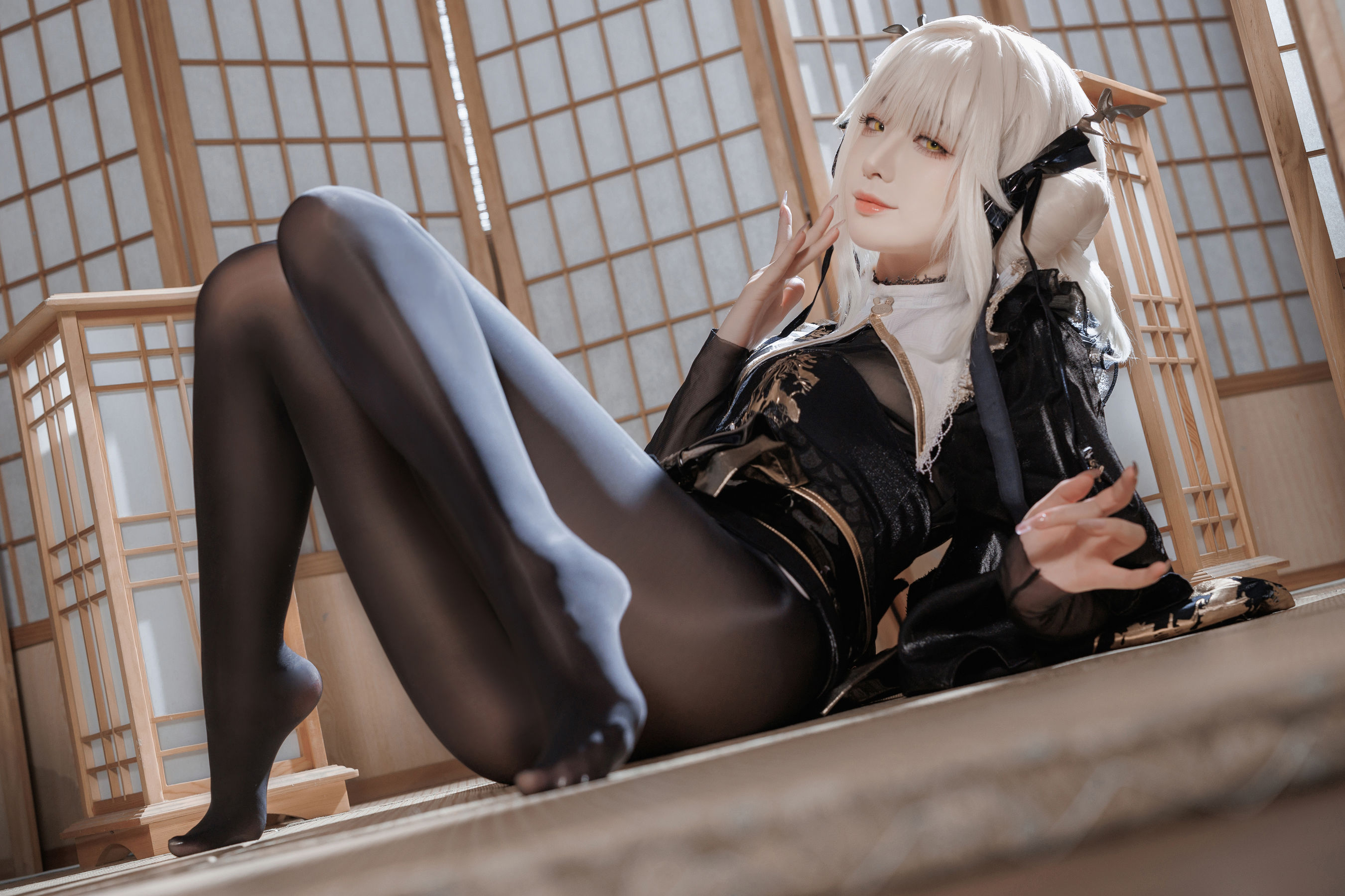 动漫博主封疆疆v - NIKKE 白兔布兰儿 和服  第8张