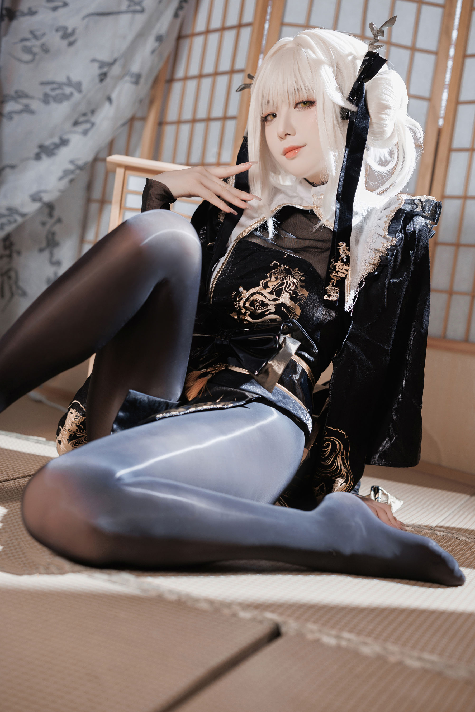 动漫博主封疆疆v - NIKKE 白兔布兰儿 和服  第9张