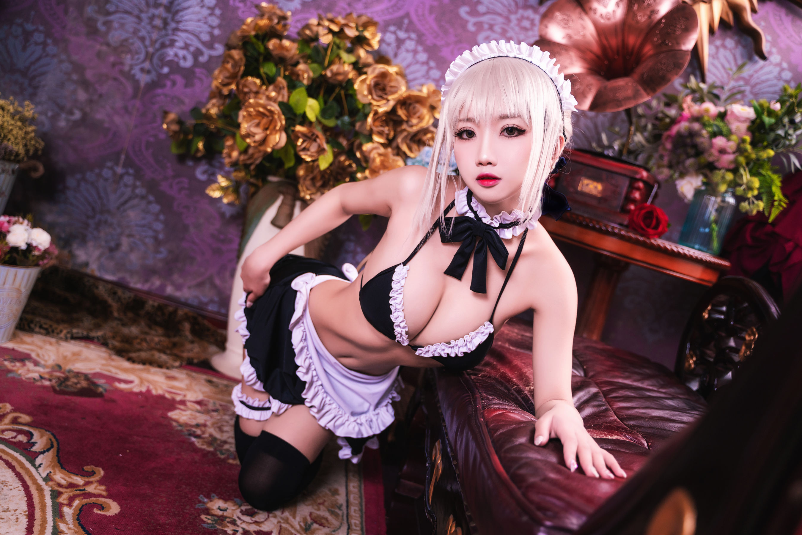 白嫩美少女 鬼畜瑶 - 黑呆女仆 (不知火舞)  第28张