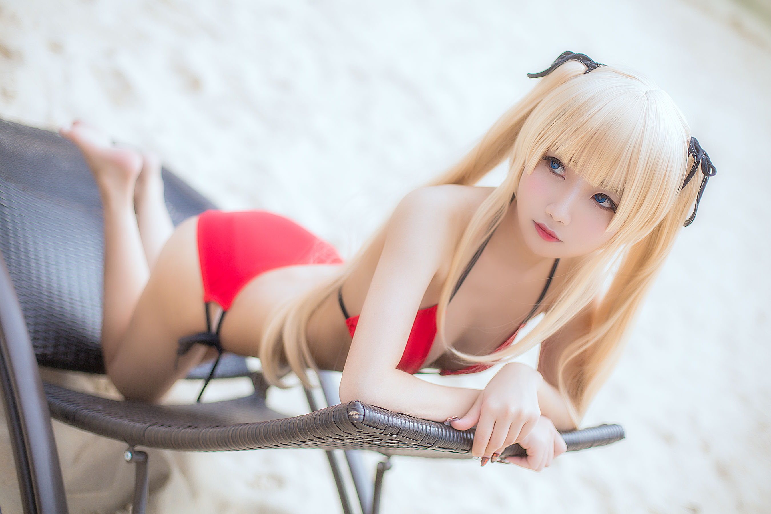 白嫩美少女 鬼畜瑶 - 水着  第3张